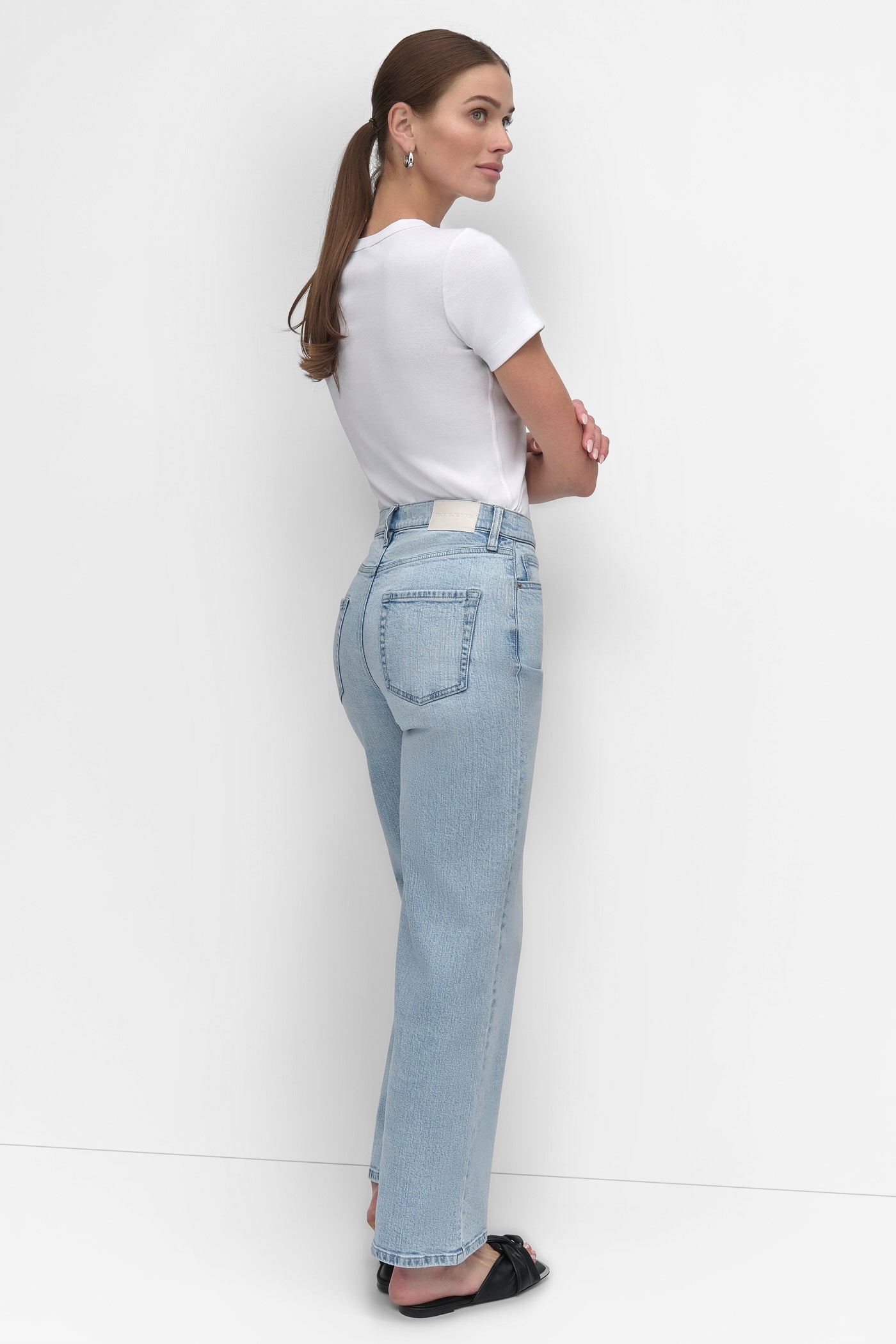 HIGH-RISE TAILORED WIDE LEG JEAN VIEW 7 | Gifts Under $100
