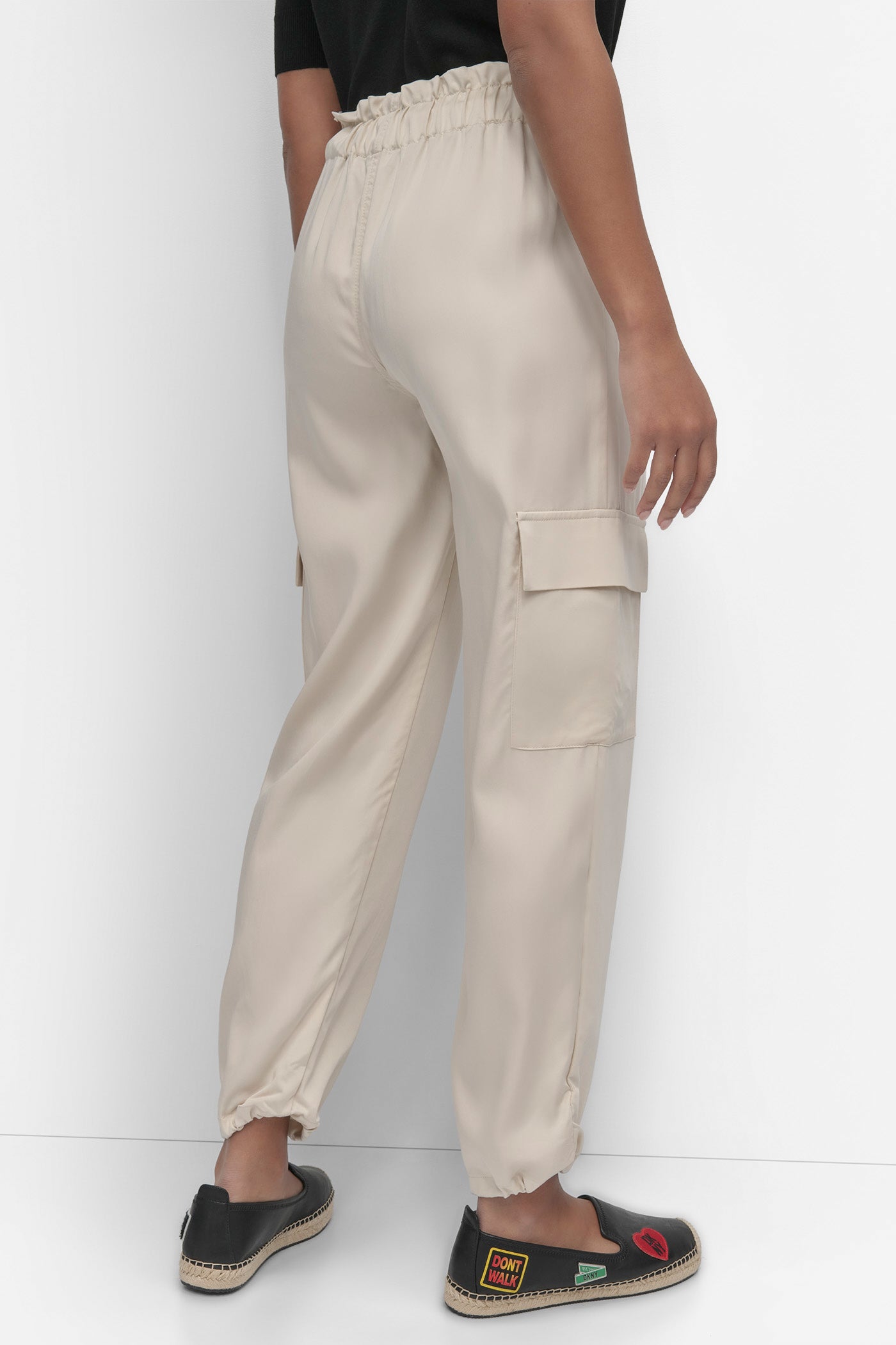 SOFT CARGO PANT WITH BUNGEE WAIST VIEW 2
