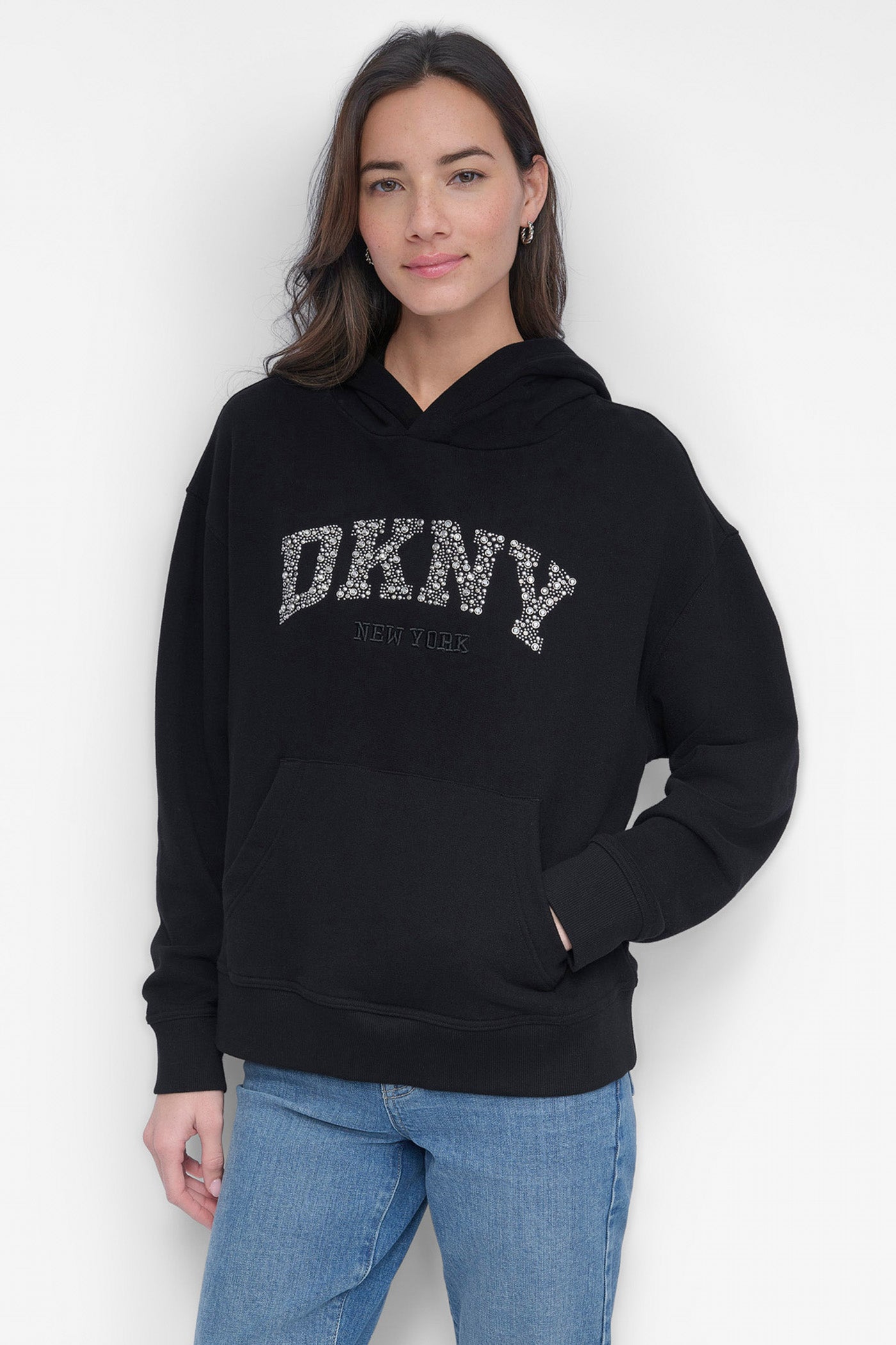 Dkny Arched Dome Stud Sweatshirt | DKNY