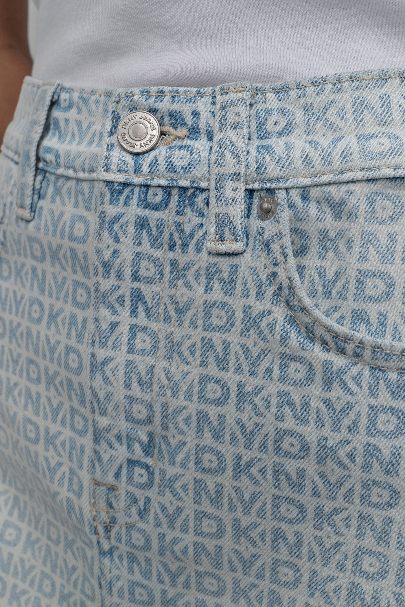 HIGH Rise Length MINI SKIRT VIEW 5 | Denim Destination
