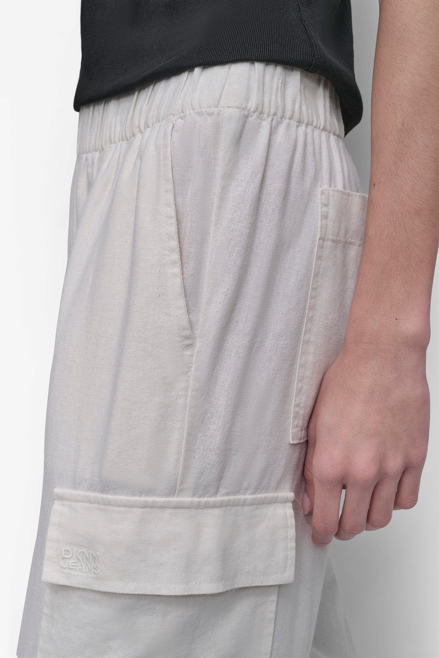 MIDRise Length CARGO PANTS WITH ELASTICATED VIEW 5 | Clothing