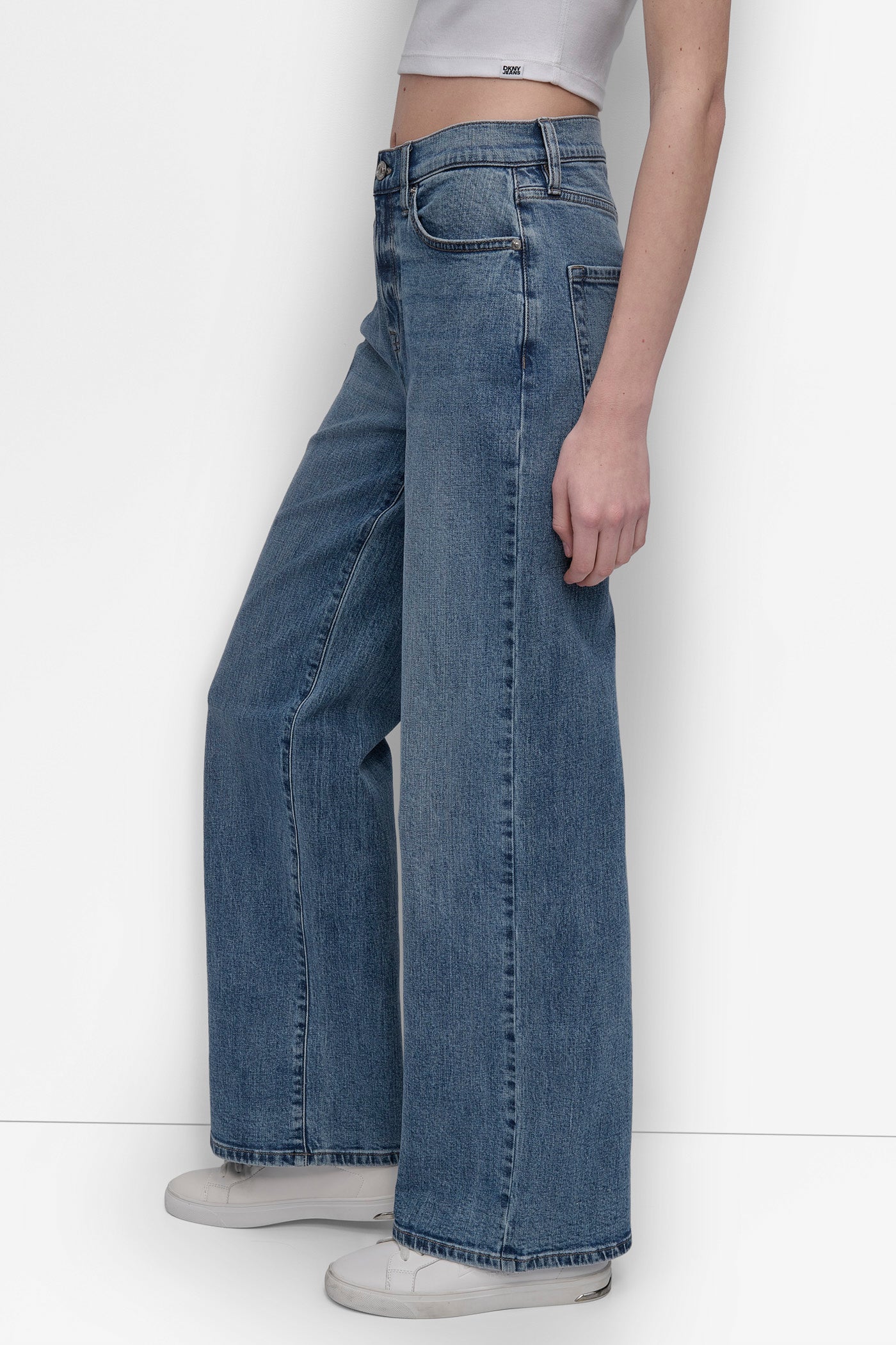 HIGH-RISE TAILORED WIDE LEG JEAN VIEW 3 | New clothing