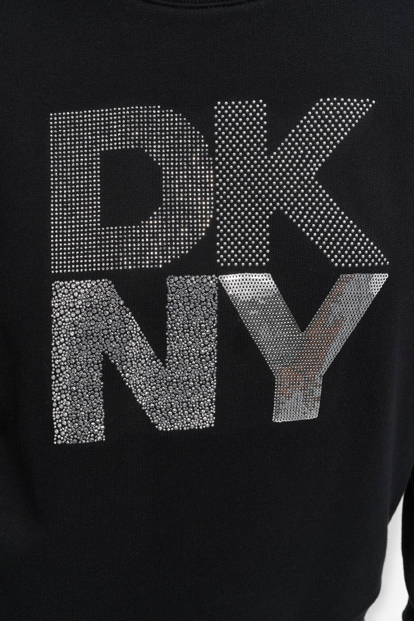 STACKED NY MIXED EMBELLISHED SWEATSHIRT VIEW 5 | DKNY Promo