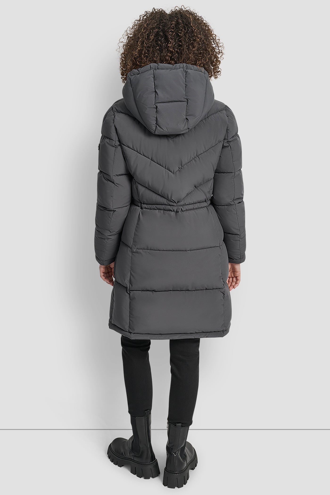 TITAN SHORT PUFFER JACKET, BACK VIEW | WOMENS COATS & JACKETS