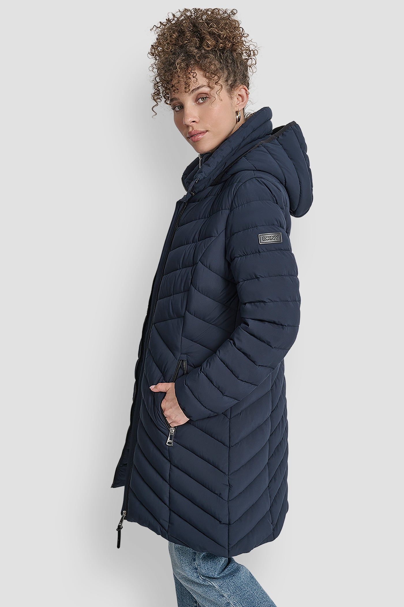 LONG PACKABLE VESTIE WALKER VIEW 3 | WOMENS COATS & JACKETS