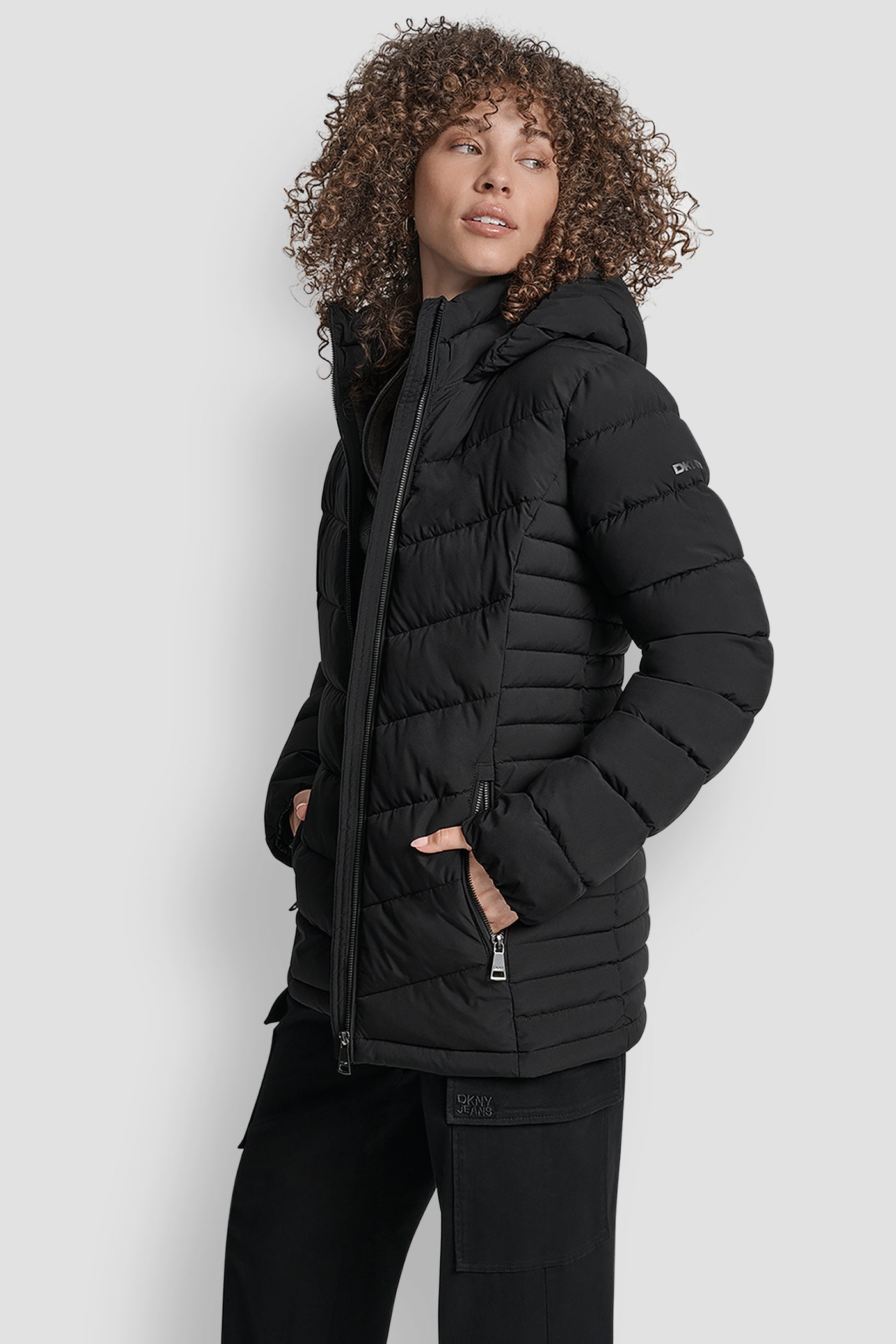 LIGHTWEIGHT PUFFER JACKET VIEW 3 | Cold Weather Coats