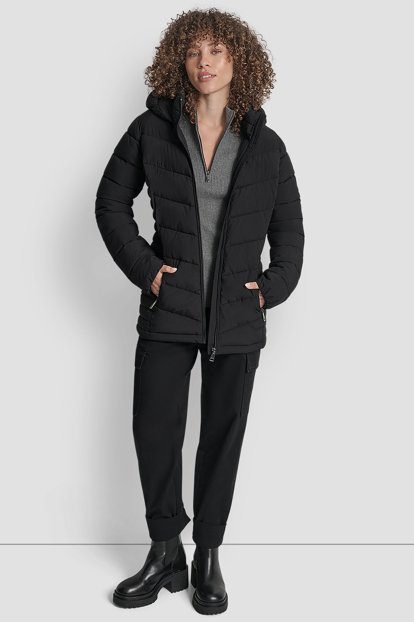 LIGHTWEIGHT PUFFER JACKET VIEW 7 | SELECT STYLES