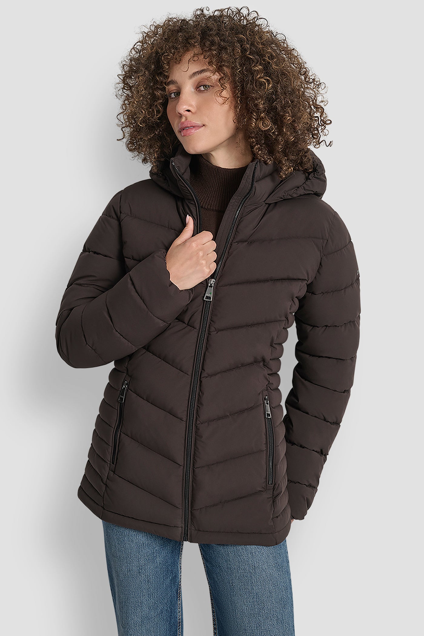 BITTER LIGHTWEIGHT PUFFER JACKET, FRONT VIEW | Jackets & Trench Coats