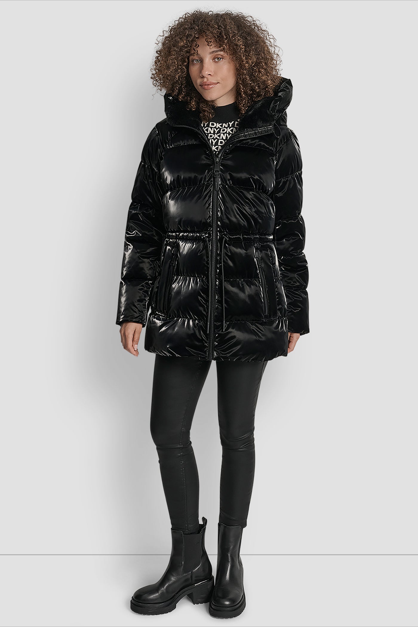 MID LENGTH LUSH PUFFER JACKET VIEW 7 | New Arrivals