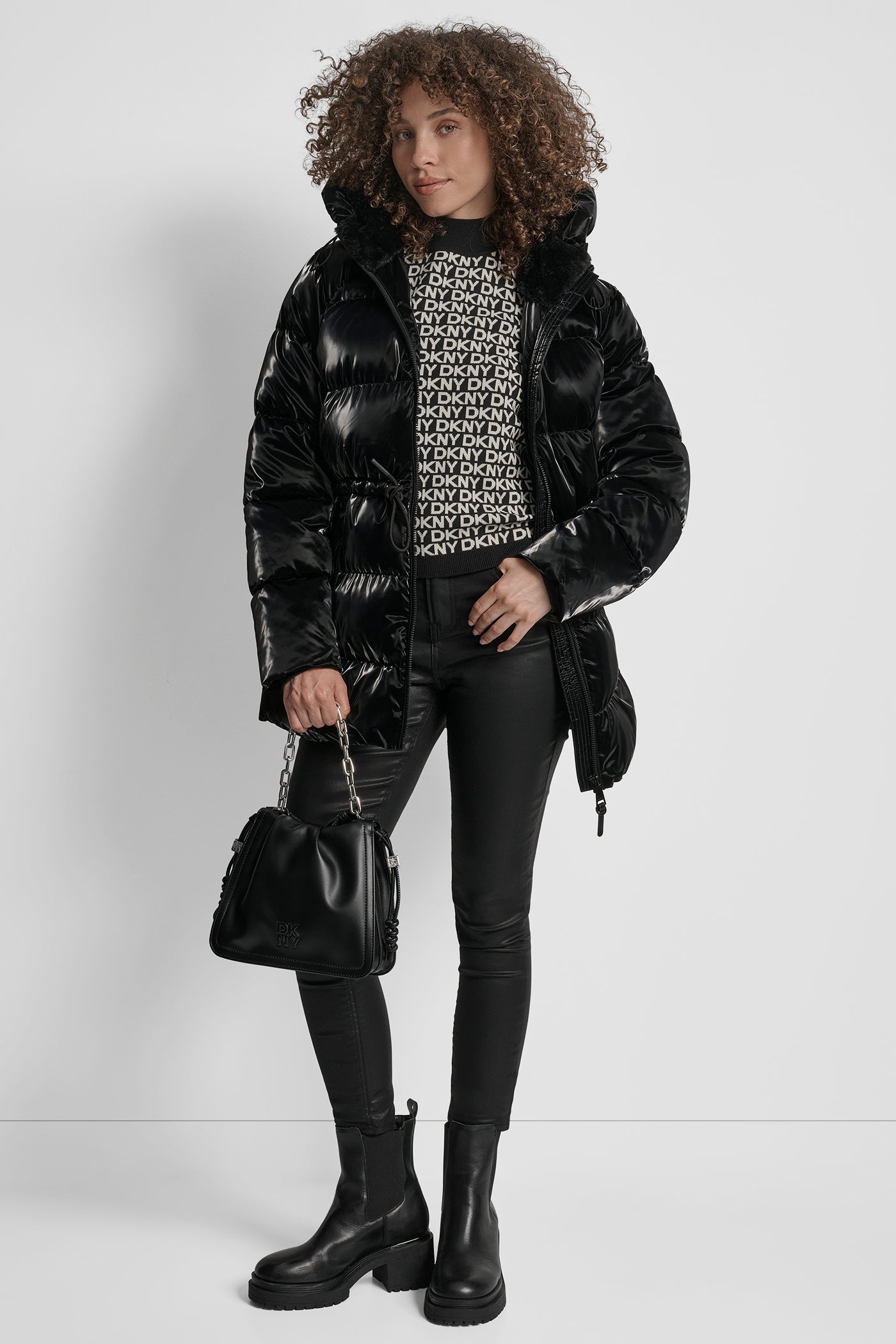 MID LENGTH LUSH PUFFER JACKET VIEW 9 | New Arrivals