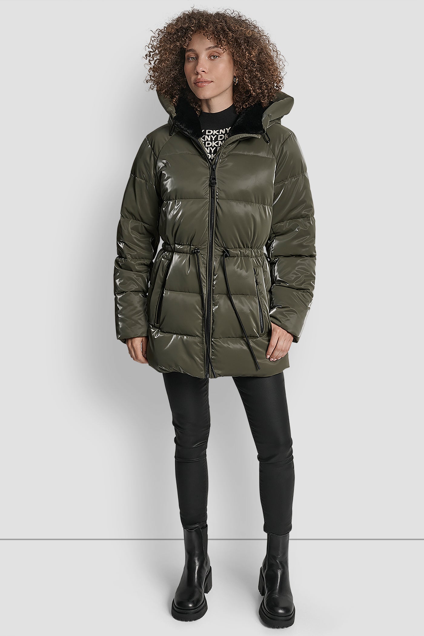 MID LENGTH LUSH PUFFER JACKET VIEW 8 | New Arrivals