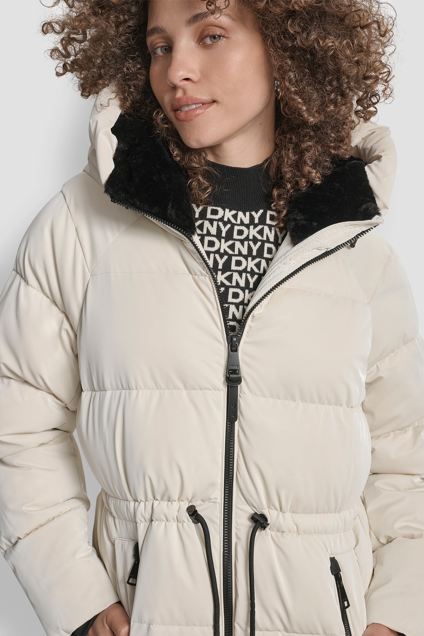 MID LENGTH LUSH PUFFER JACKET VIEW 5 | New Arrivals