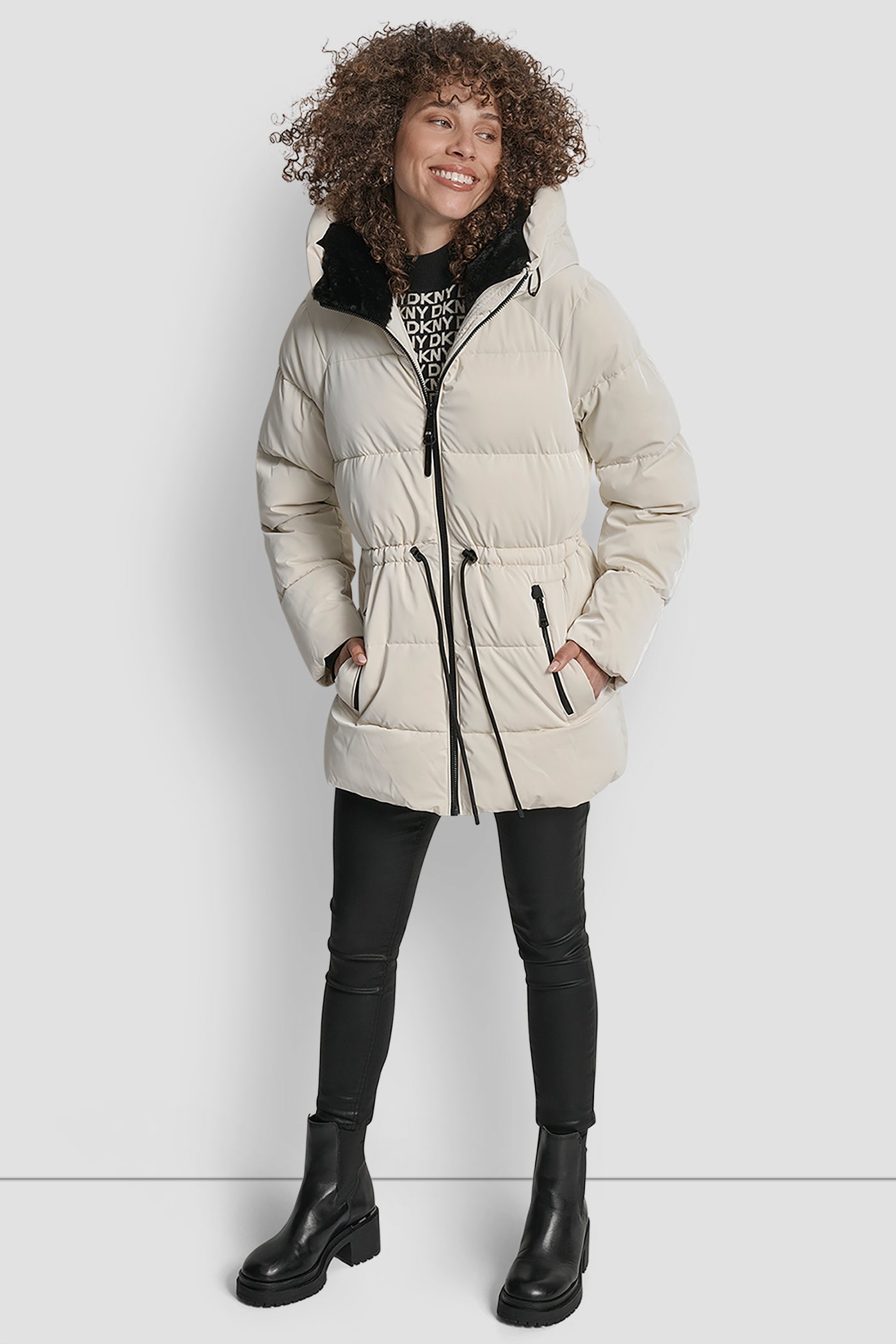 MID LENGTH LUSH PUFFER JACKET VIEW 9 | New Arrivals