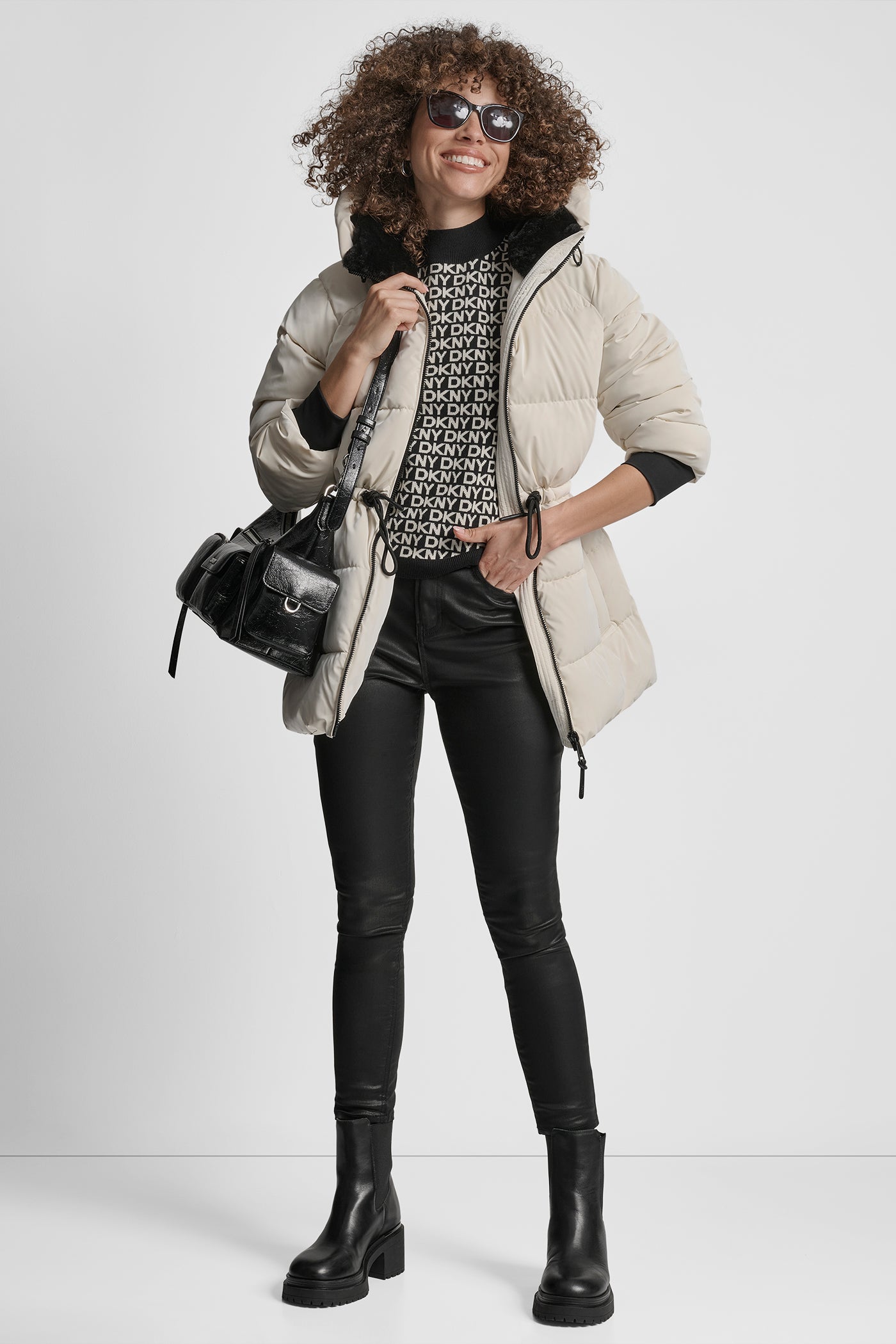 MID LENGTH LUSH PUFFER JACKET VIEW 8 | New Arrivals