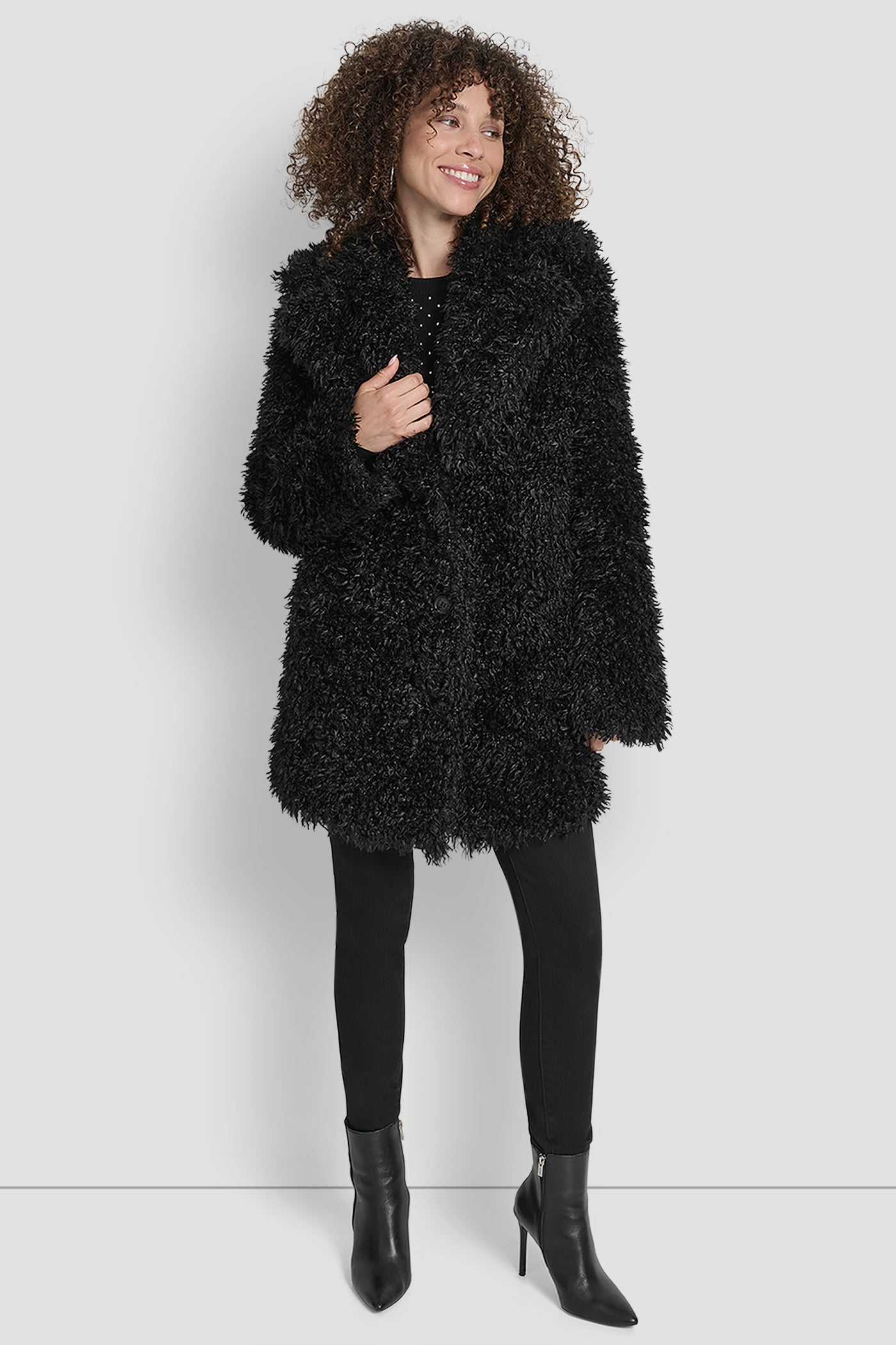 FAUX TEDDY FUR JACKET VIEW 9 | WOMENS COATS & JACKETS