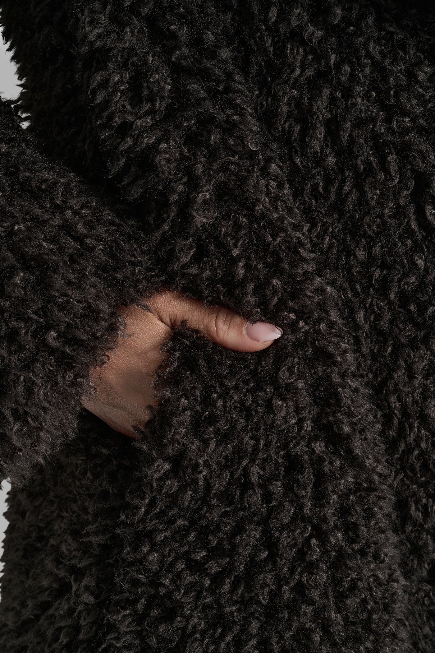 FAUX TEDDY FUR JACKET VIEW 8 | All Products