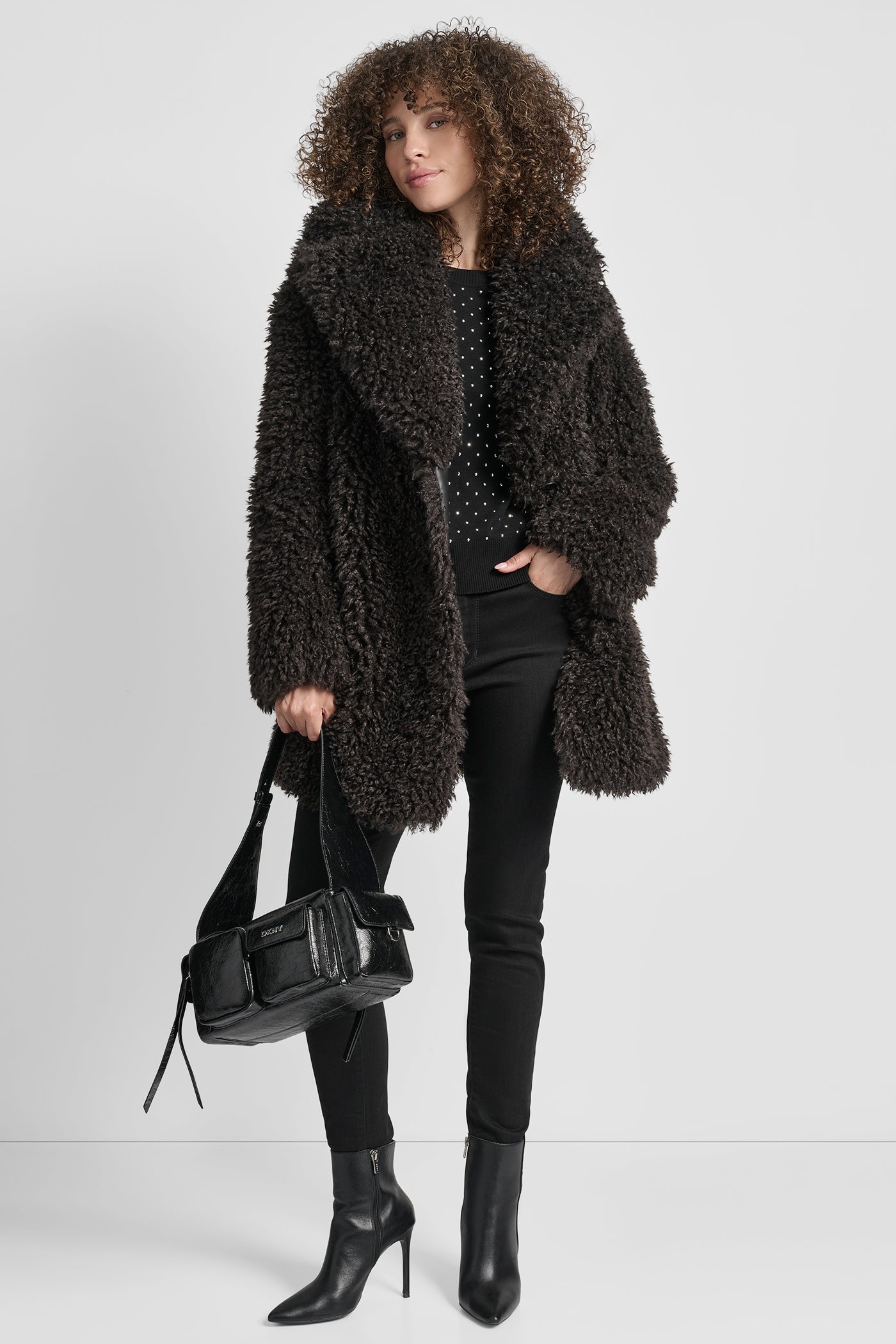BITTER FAUX TEDDY FUR JACKET, VIEW 1 | All Products