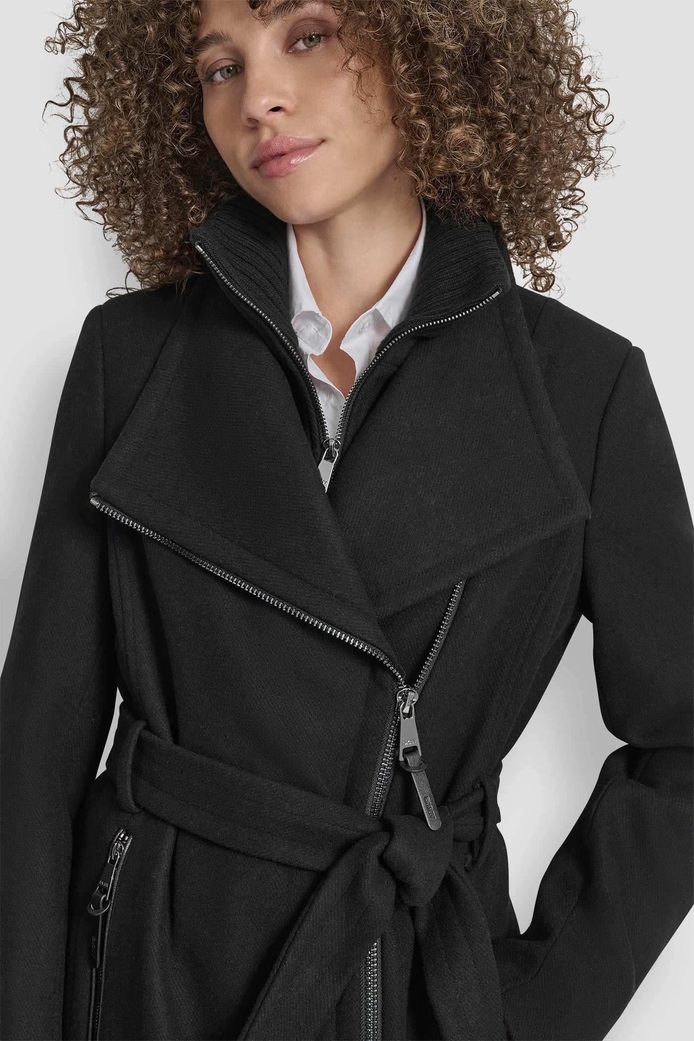 WOOL WRAP JACKET WITH INSERT VIEW 5 | WOMENS COATS & JACKETS