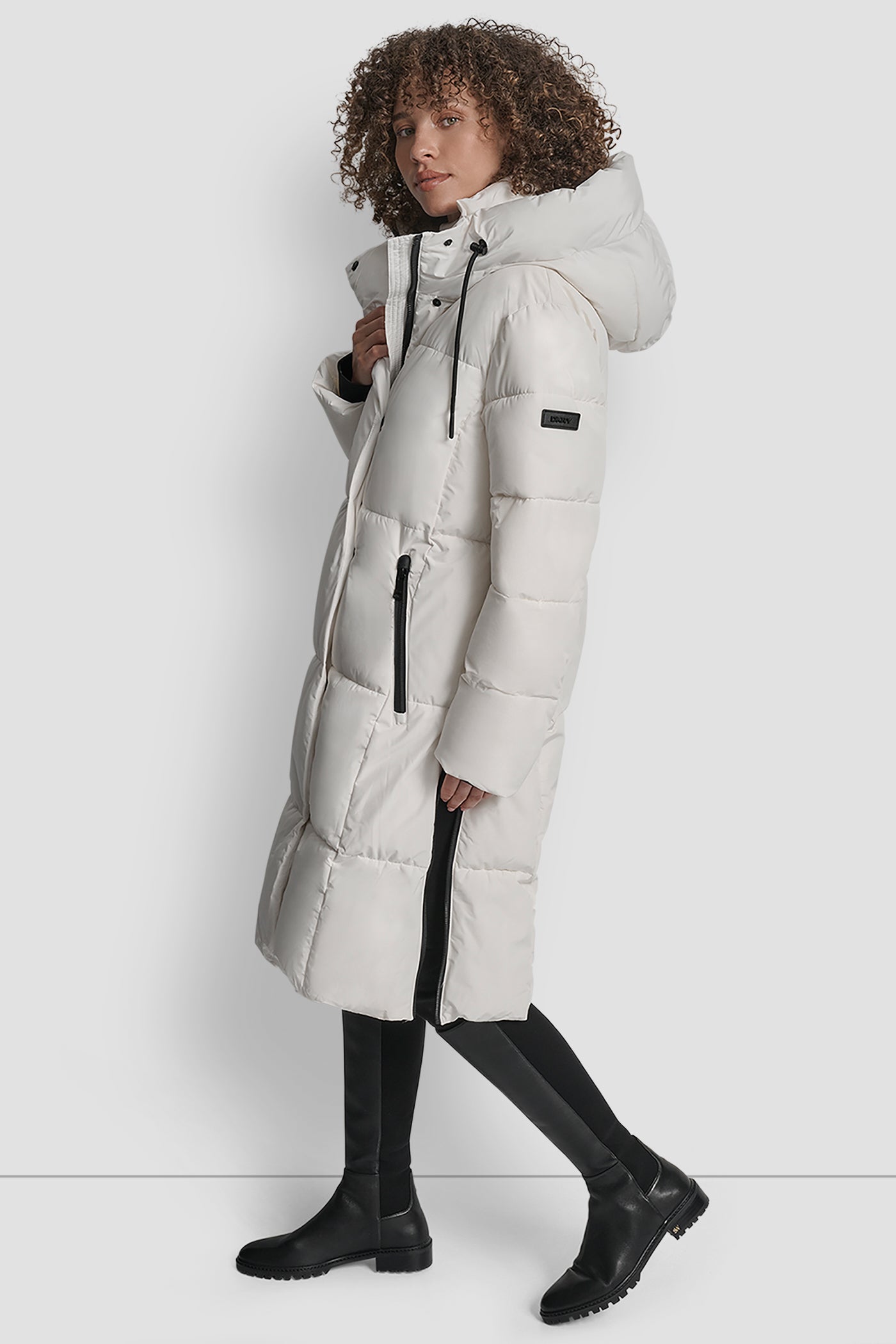MID LENGTH PUFFER JACKET VIEW 3 | WOMENS COATS & JACKETS