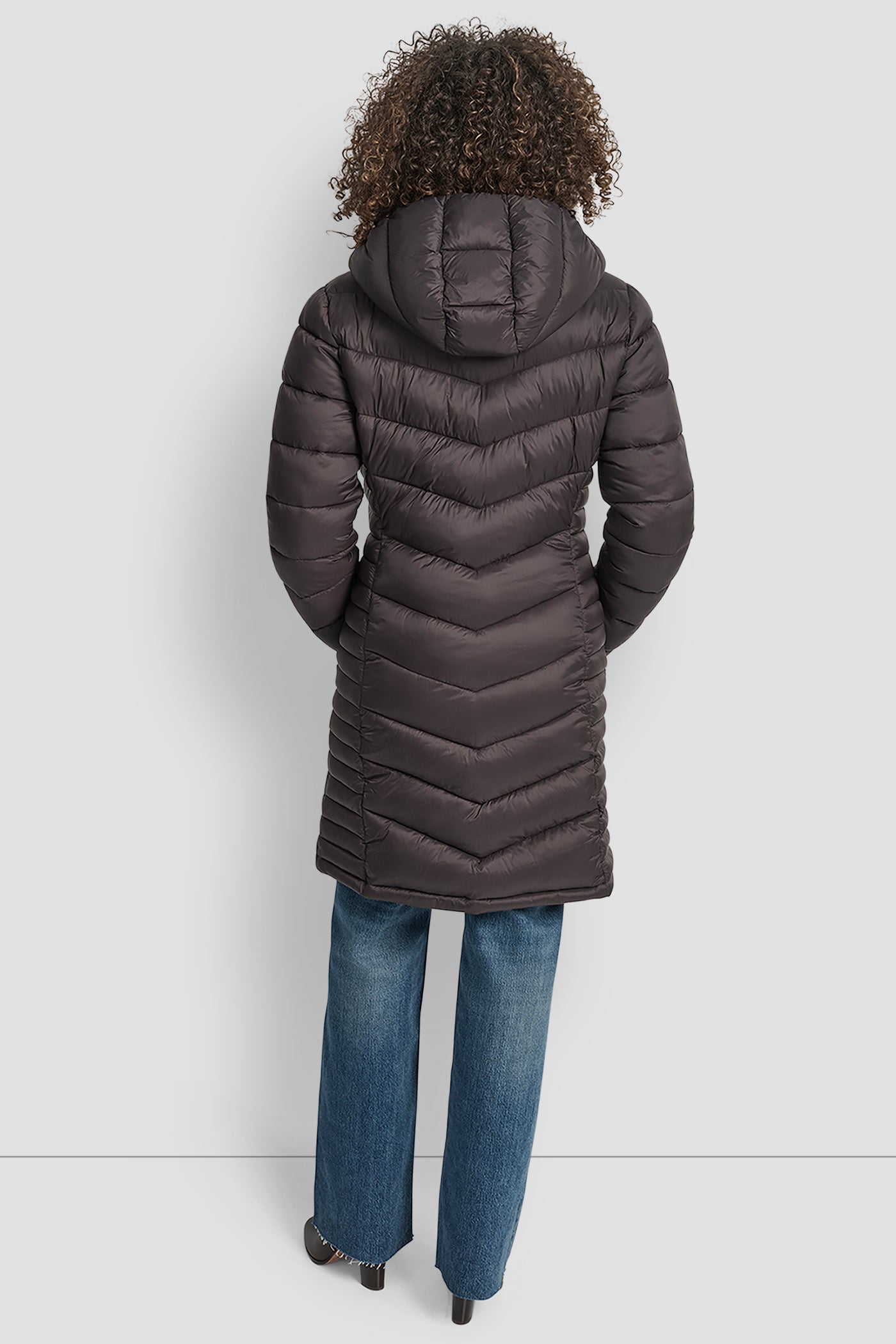 BITTER MIDI PUFFER JACKET WITH SIDE POCKETS, VIEW 2 | WOMENS COATS & JACKETS