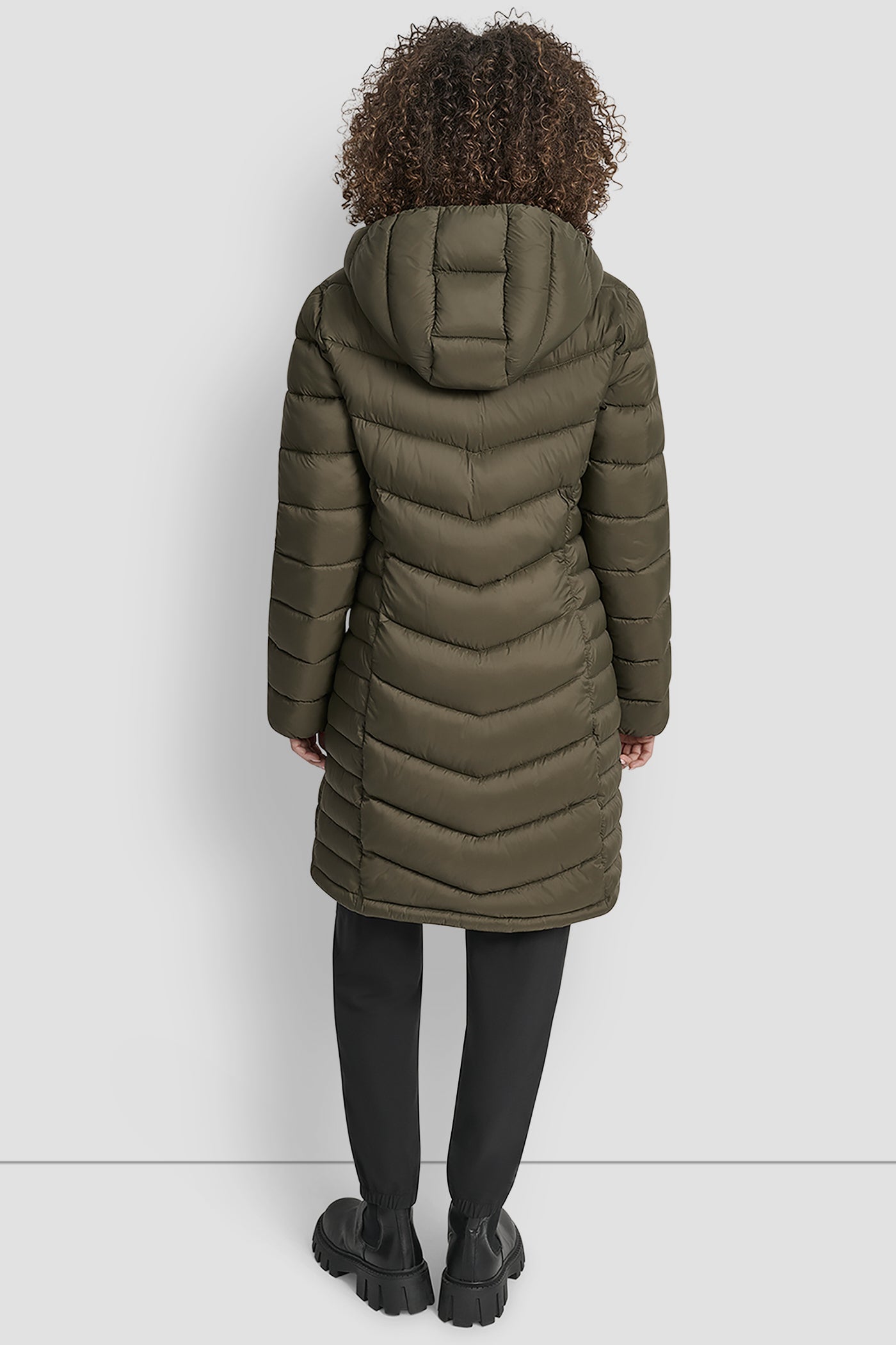 LODEN MIDI PUFFER JACKET WITH SIDE POCKETS, VIEW 2 | WOMENS COATS & JACKETS