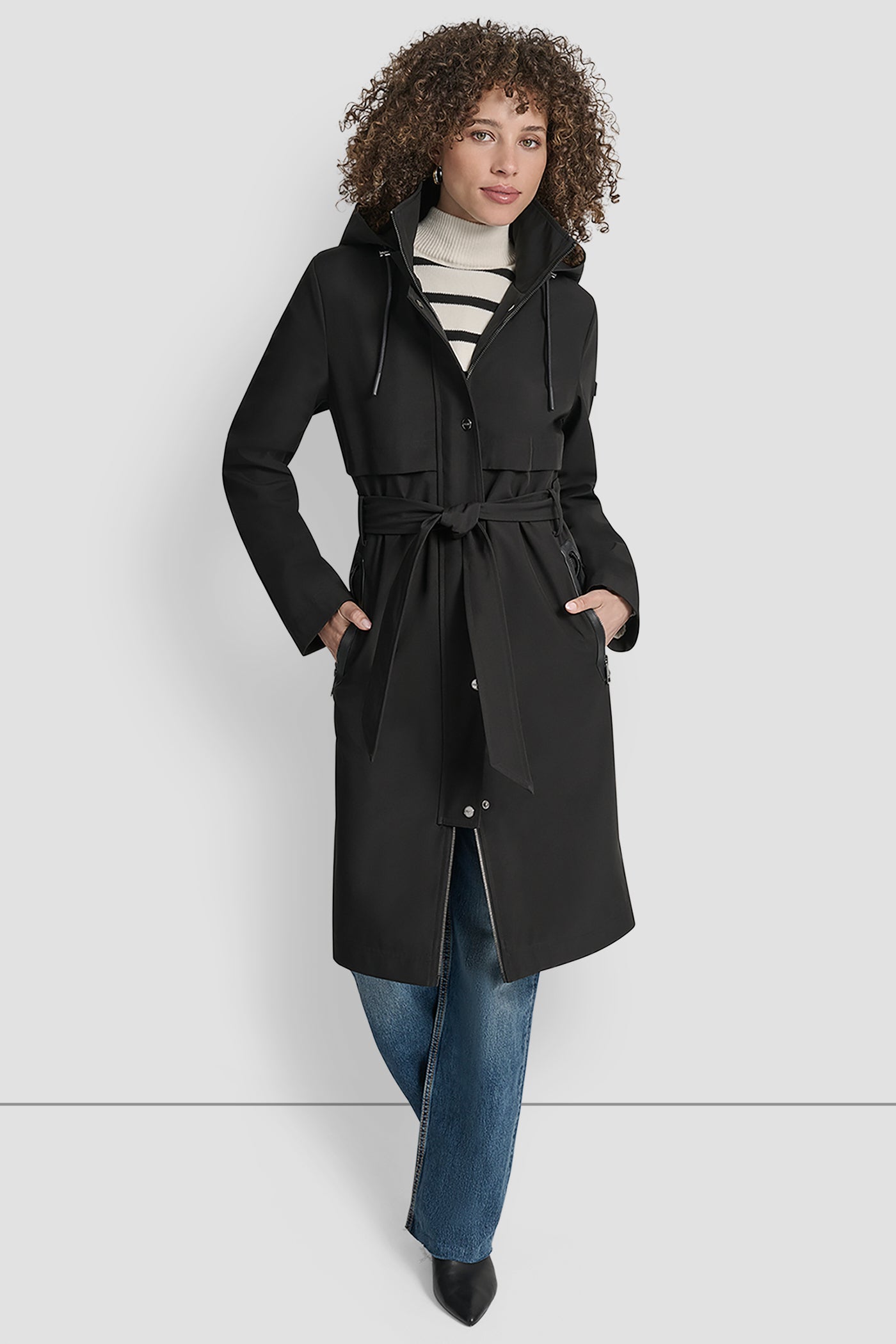 LONG WAIST BELT TRENCH COAT VIEW 9 | WOMENS COATS & JACKETS