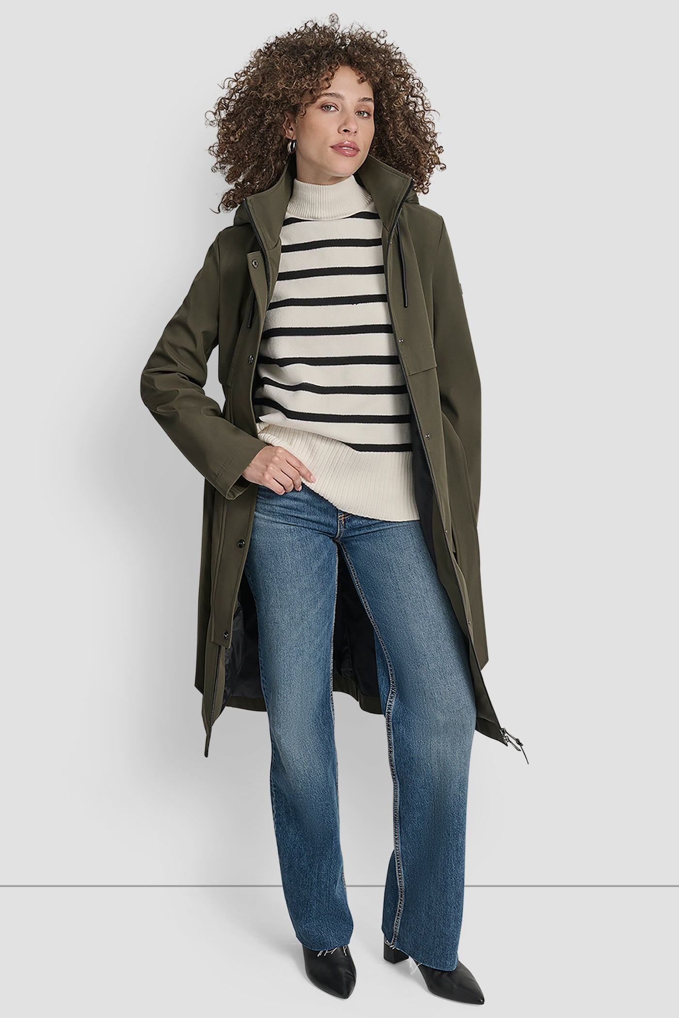 LONG WAIST BELT TRENCH COAT VIEW 8 | WOMENS COATS & JACKETS