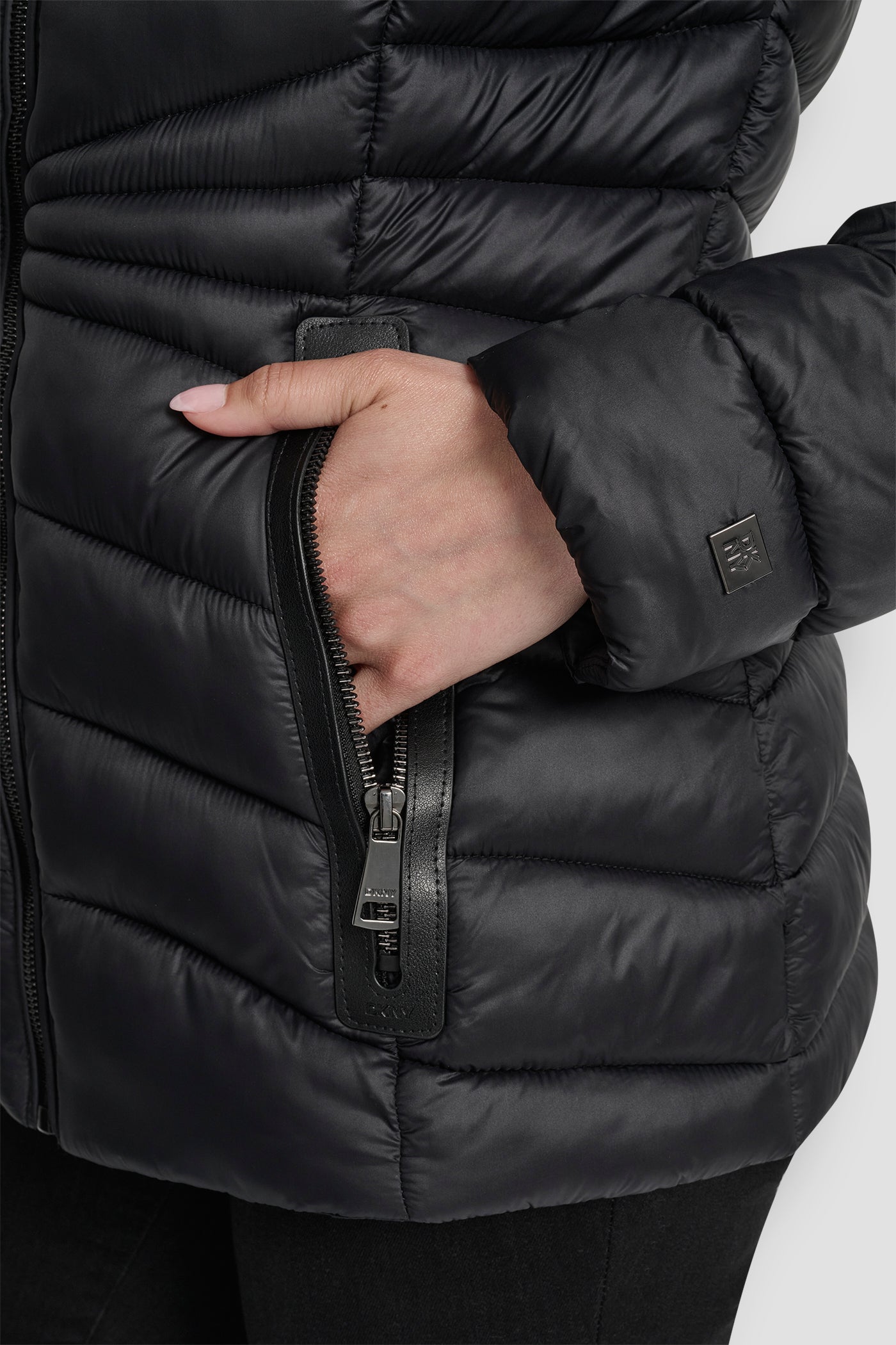SHORT HOODED PUFFER JACKET VIEW 6 | WOMENS COATS & JACKETS