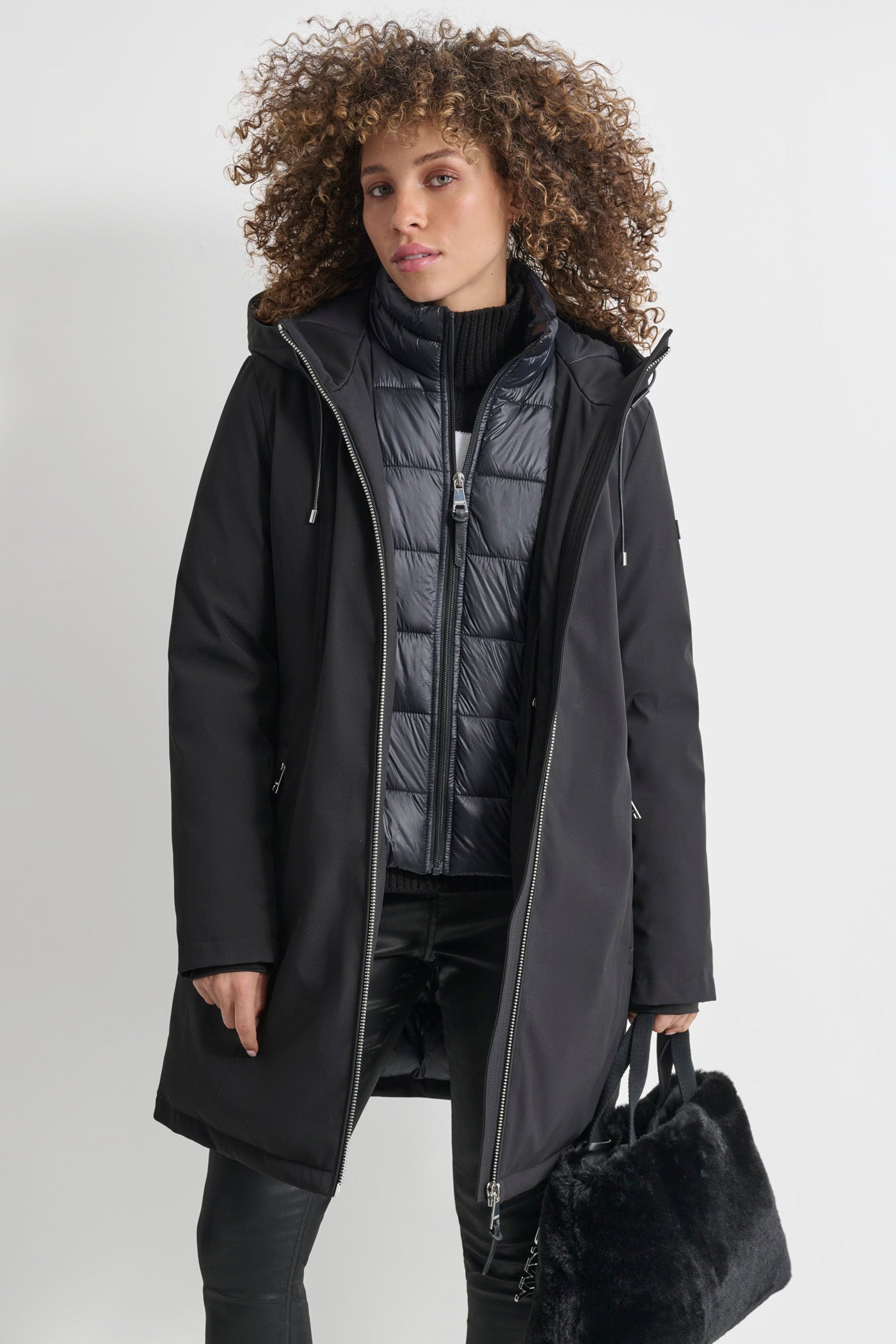 MID LENGTH SOFT SHELL JACKET VIEW 4 | Not Clearance or Preorder