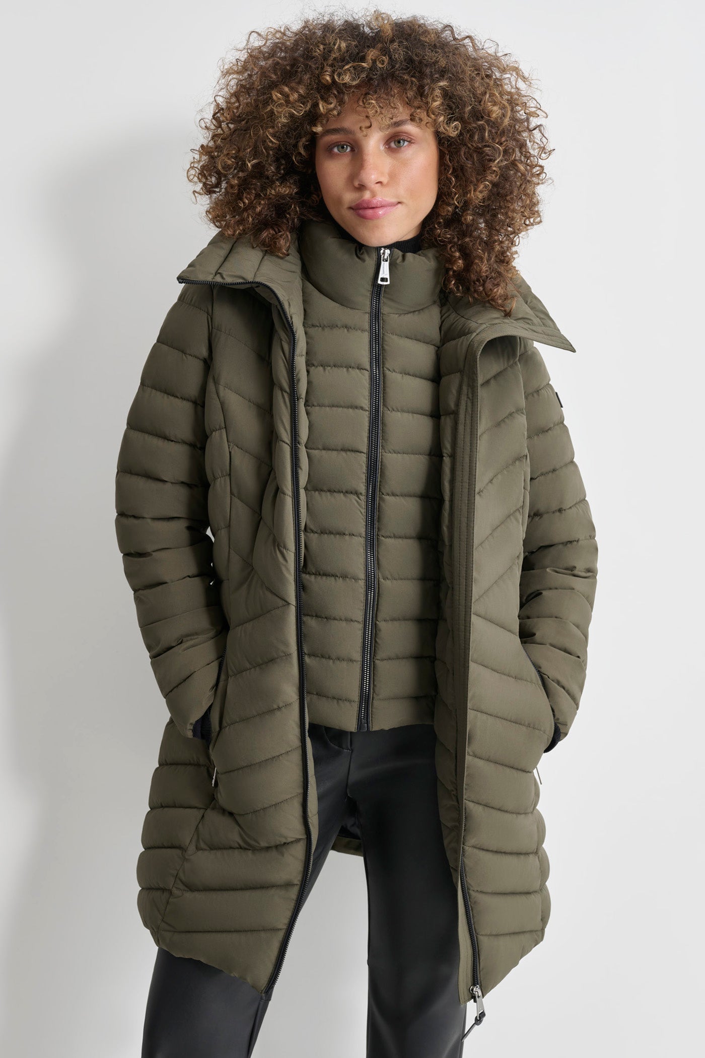Green Packable Vestie Walker, FRONT VIEW | Not Clearance or Preorder