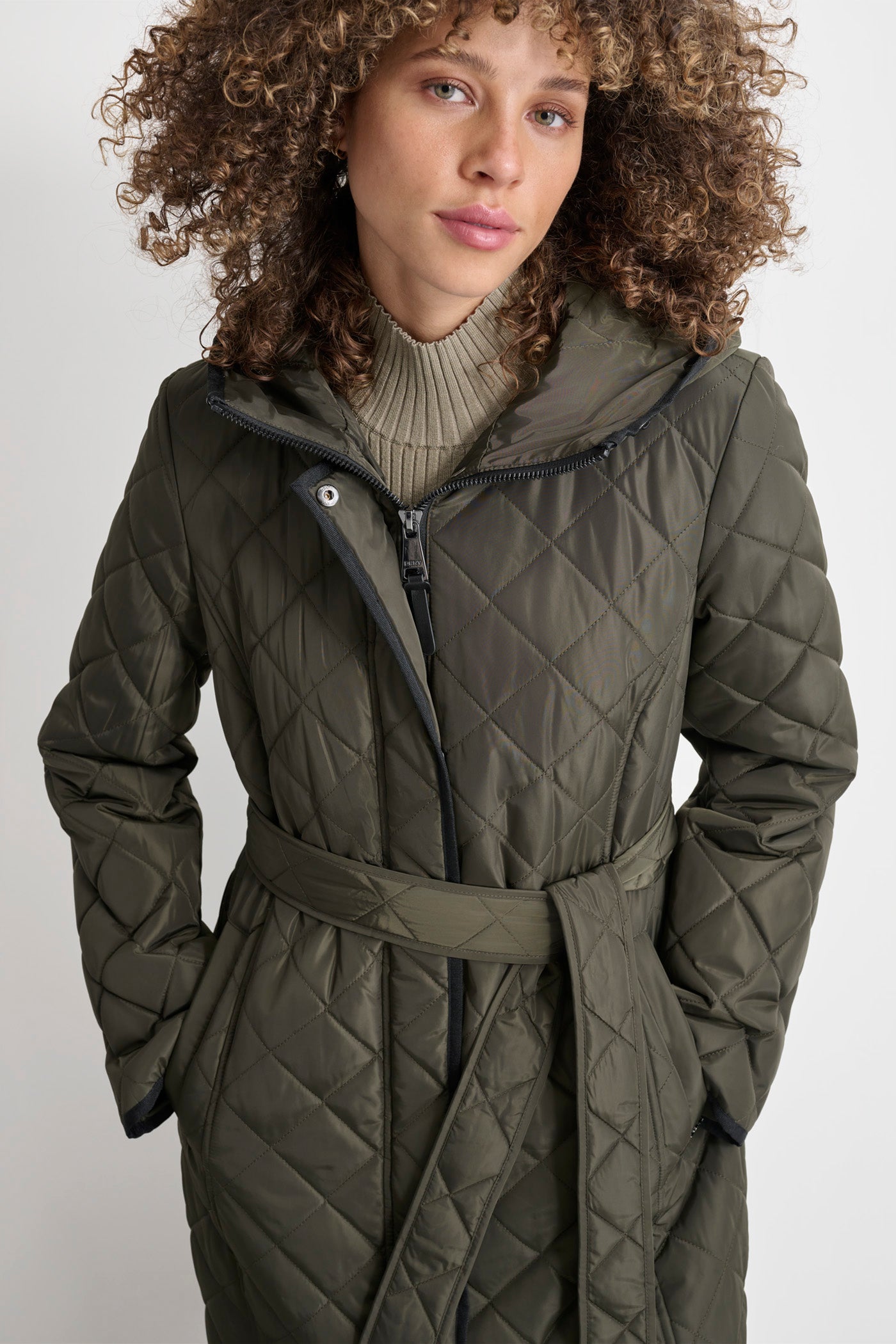 Long Quilted Trench VIEW 5