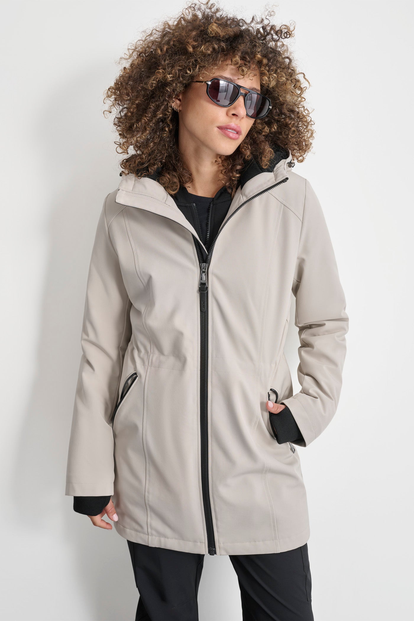 PEBBLE VALBOA LINED SOFT SHELL JACKET, VIEW 1 | Not Clearance or Preorder