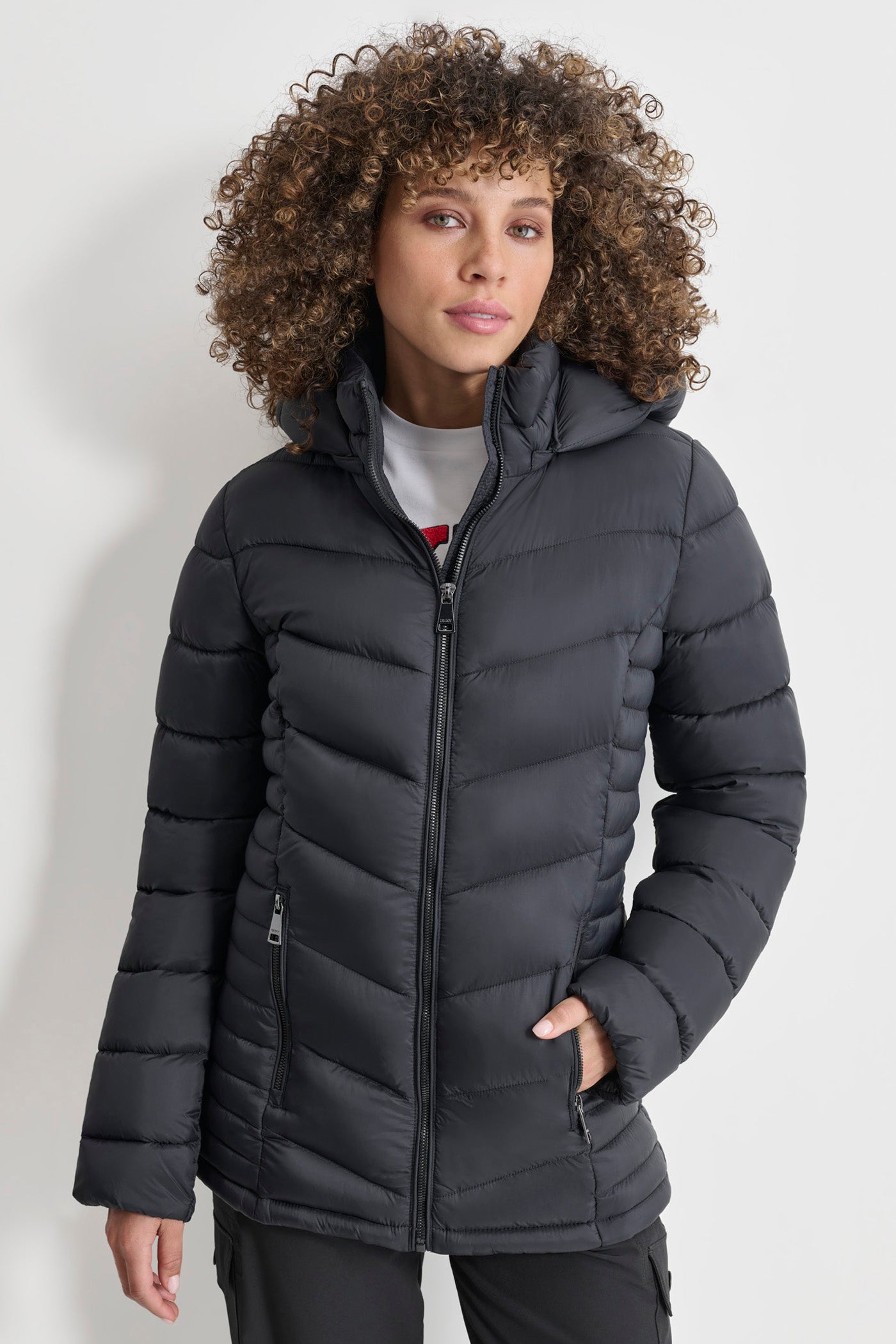 LIGHTWEIGHT PUFFER JACKET | DKNY