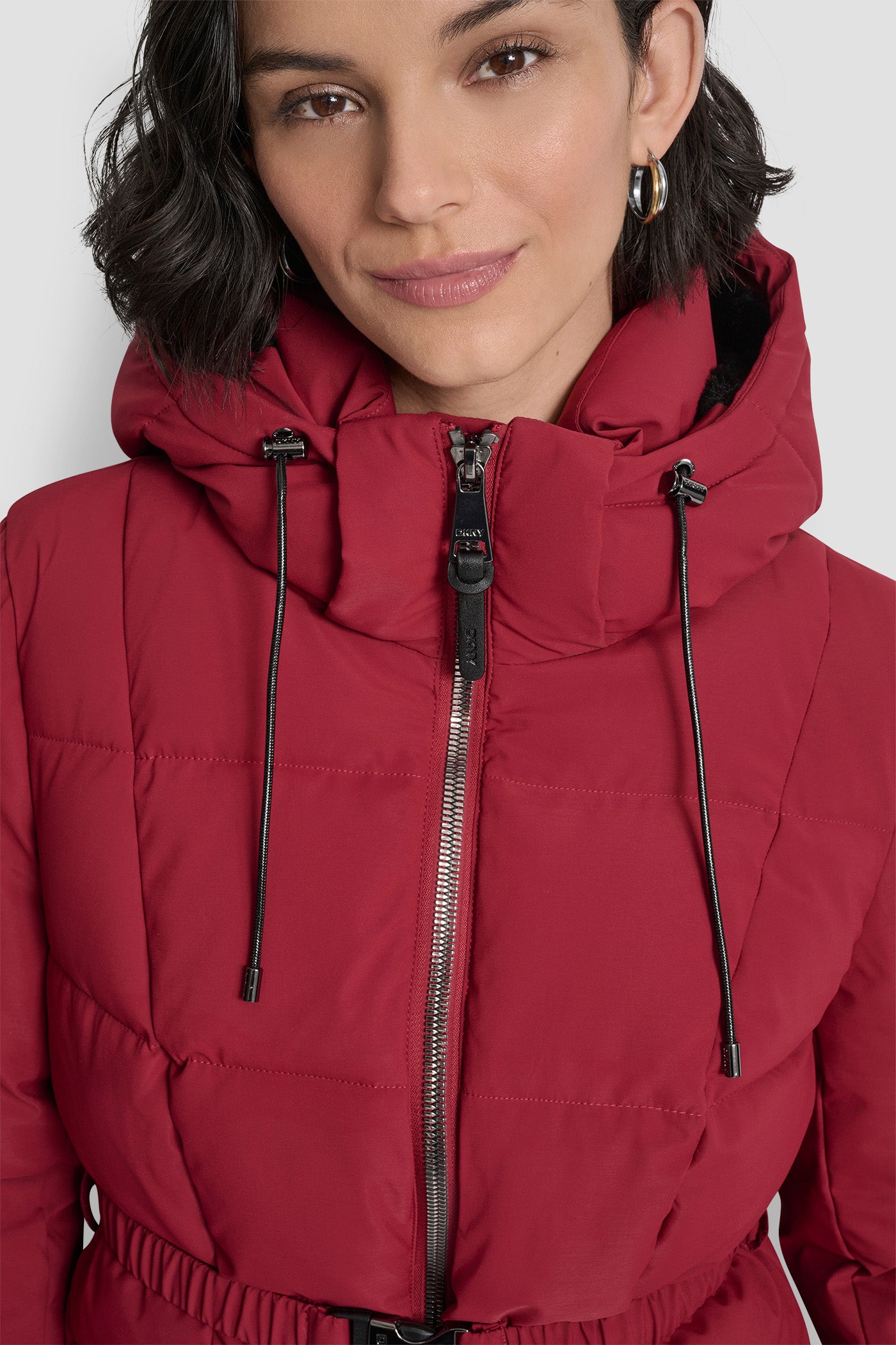 SHORT BELTED PUFFER JACKET VIEW 5 | WOMENS COATS & JACKETS