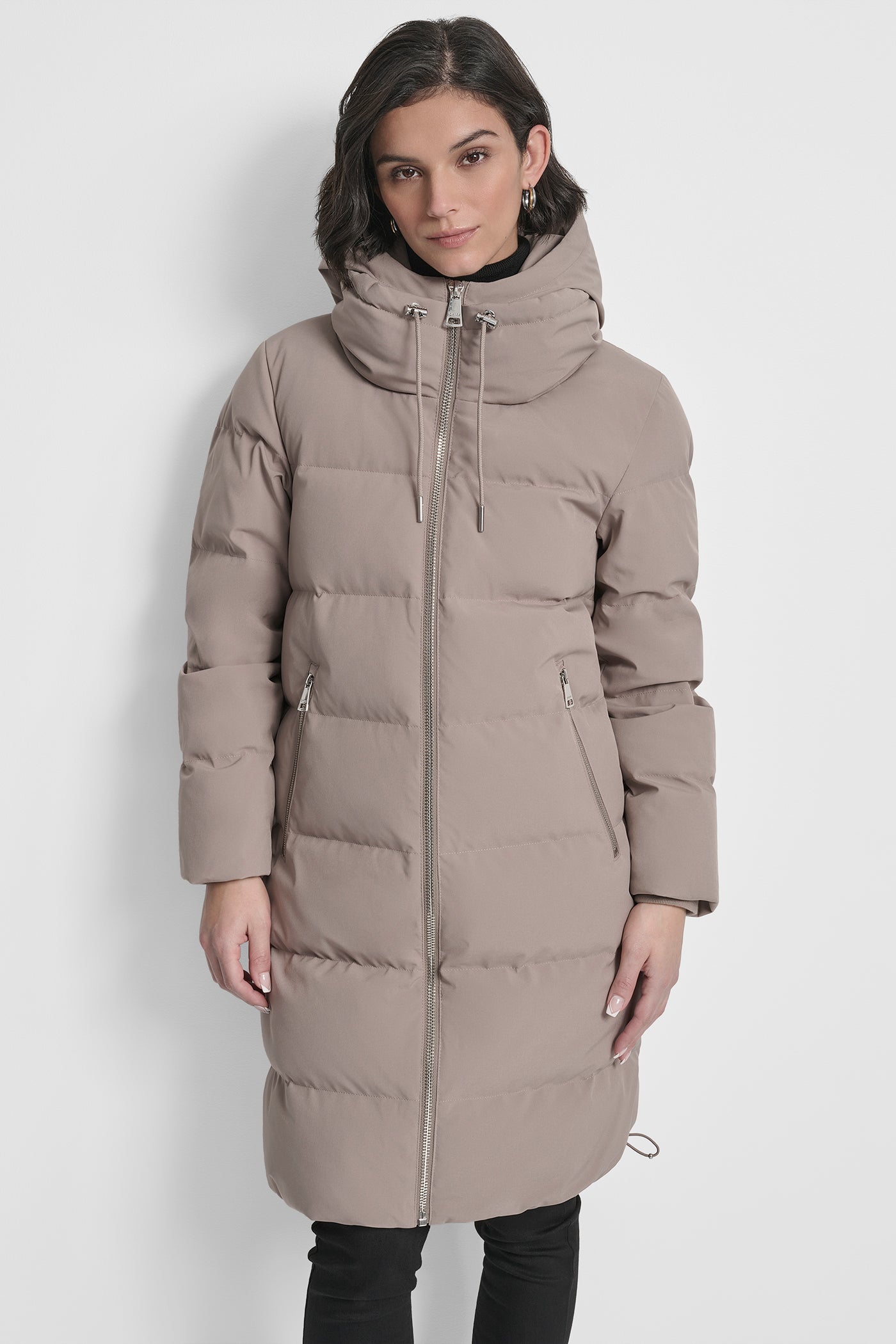 DOWN FILLED MAXI LENGTH PUFFER WITH HOOD VIEW 8 | WOMENS COATS & JACKETS