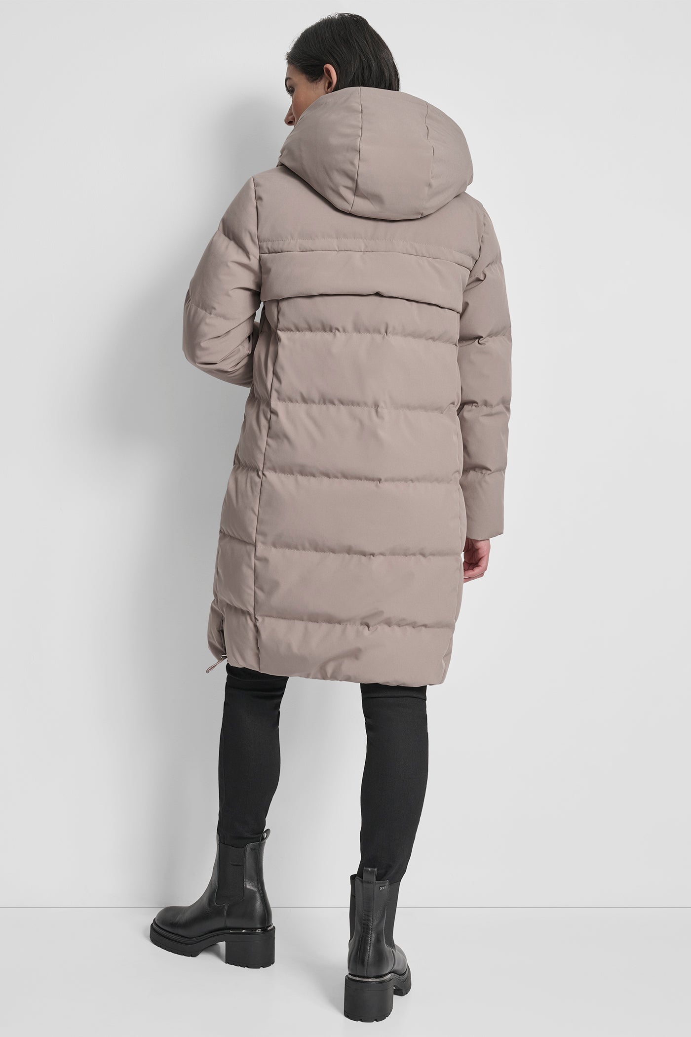 THISTLE DOWN FILLED MAXI LENGTH PUFFER WITH HOOD, VIEW 2 | WOMENS COATS & JACKETS