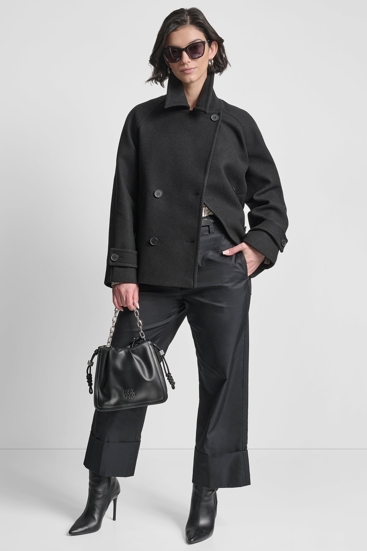 SHORT FAUX WOOL JACKET VIEW 5 | WOMENS COATS & JACKETS