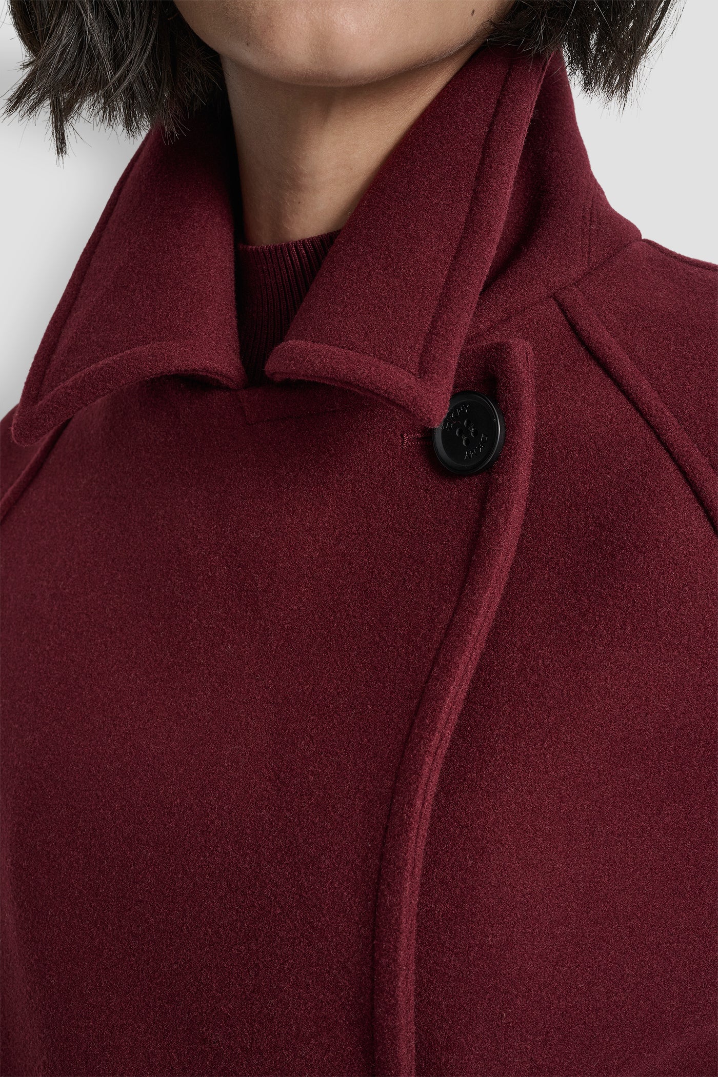 SHORT FAUX WOOL JACKET VIEW 5 | DKNY Promo
