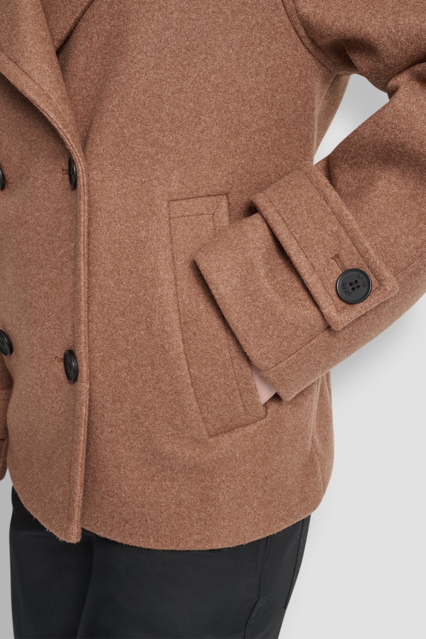 SHORT FAUX WOOL JACKET VIEW 7 | New clothing