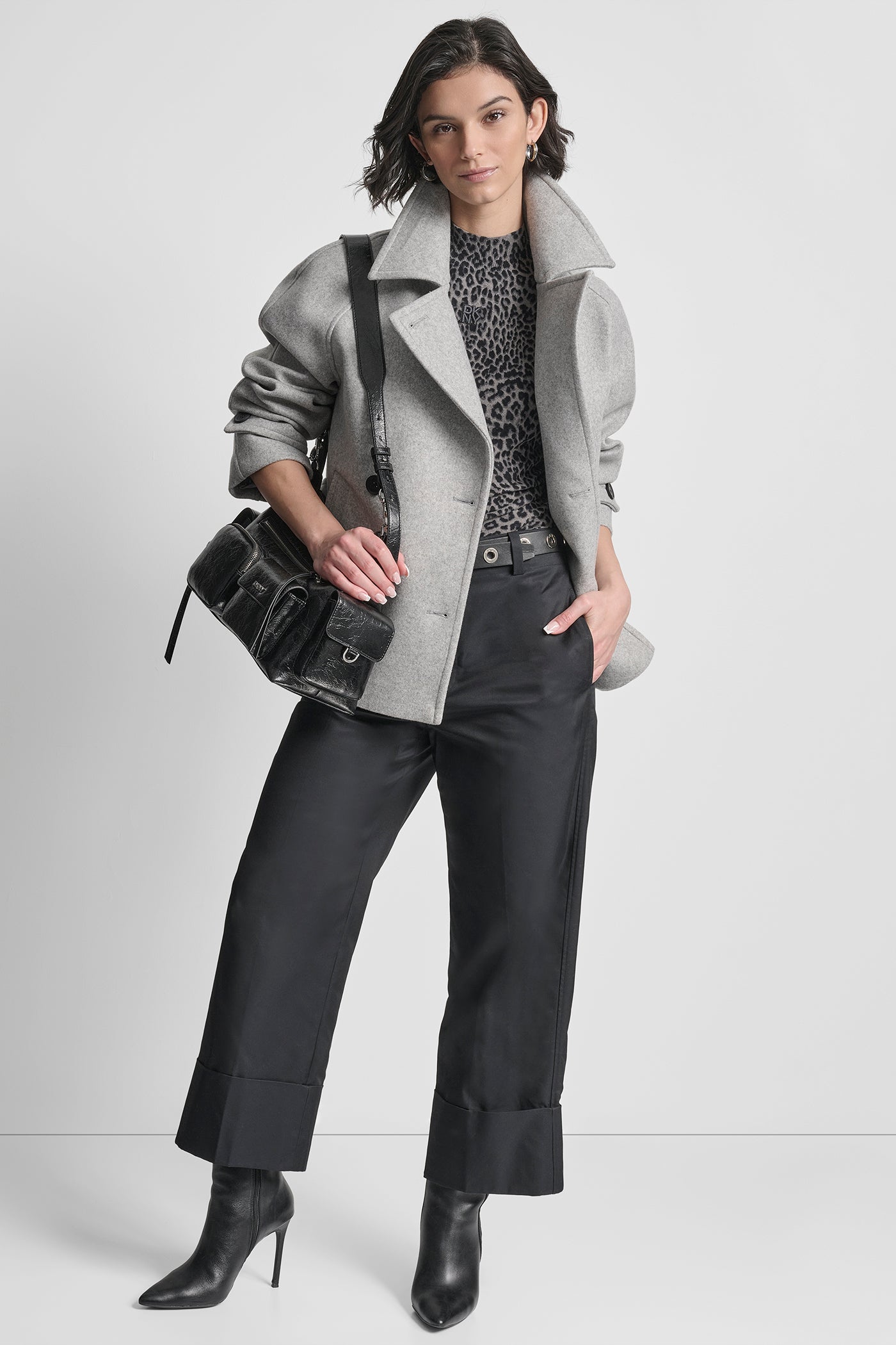 SHORT FAUX WOOL JACKET VIEW 11 | WOMENS COATS & JACKETS