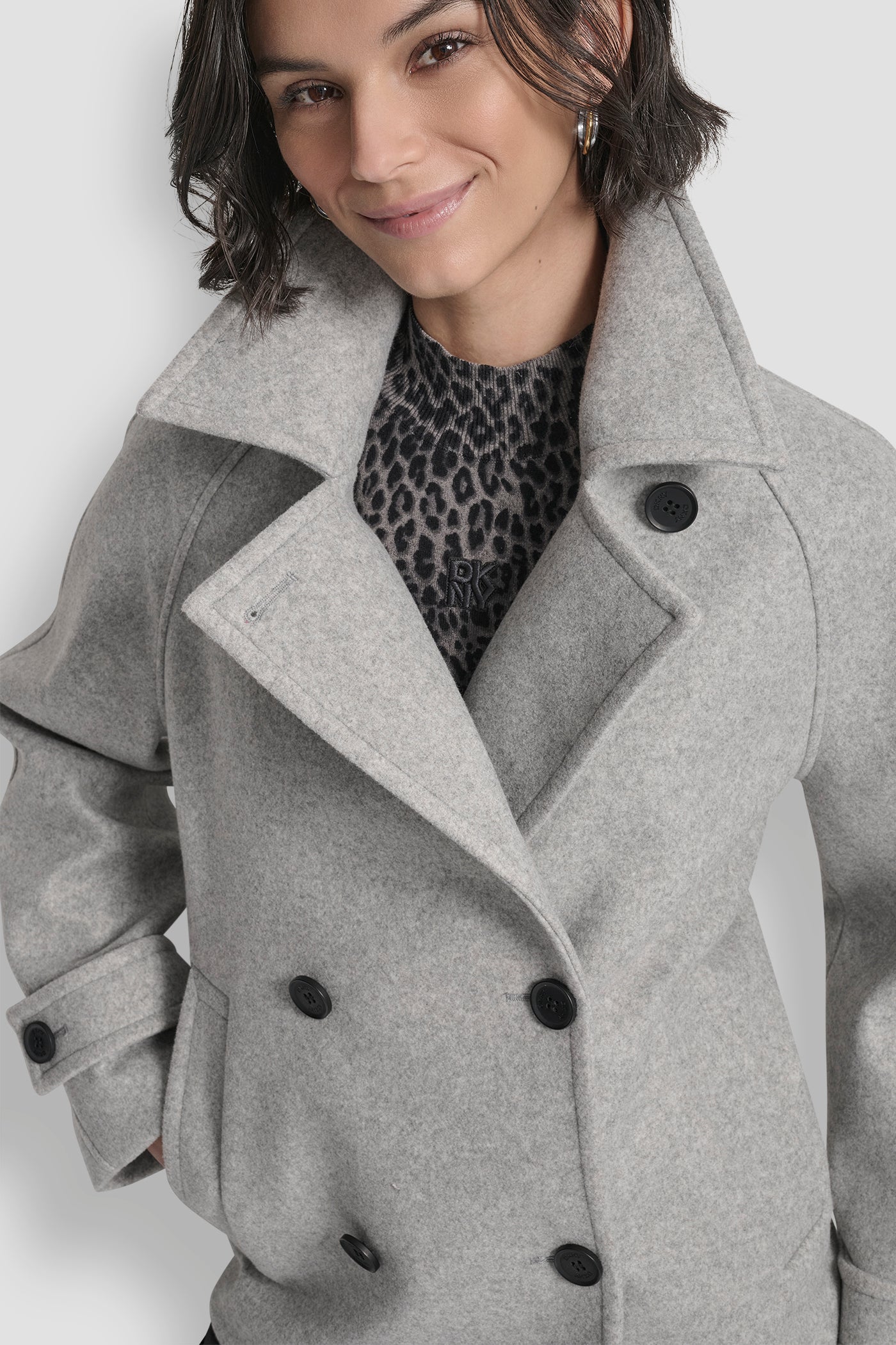 SHORT FAUX WOOL JACKET VIEW 7 | WOMENS COATS & JACKETS