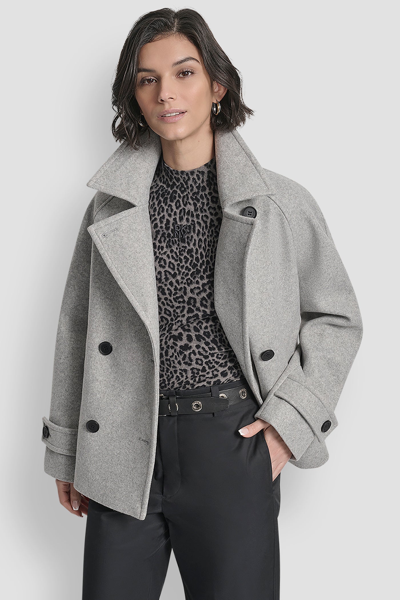 SHORT FAUX WOOL JACKET VIEW 5 | WOMENS COATS & JACKETS