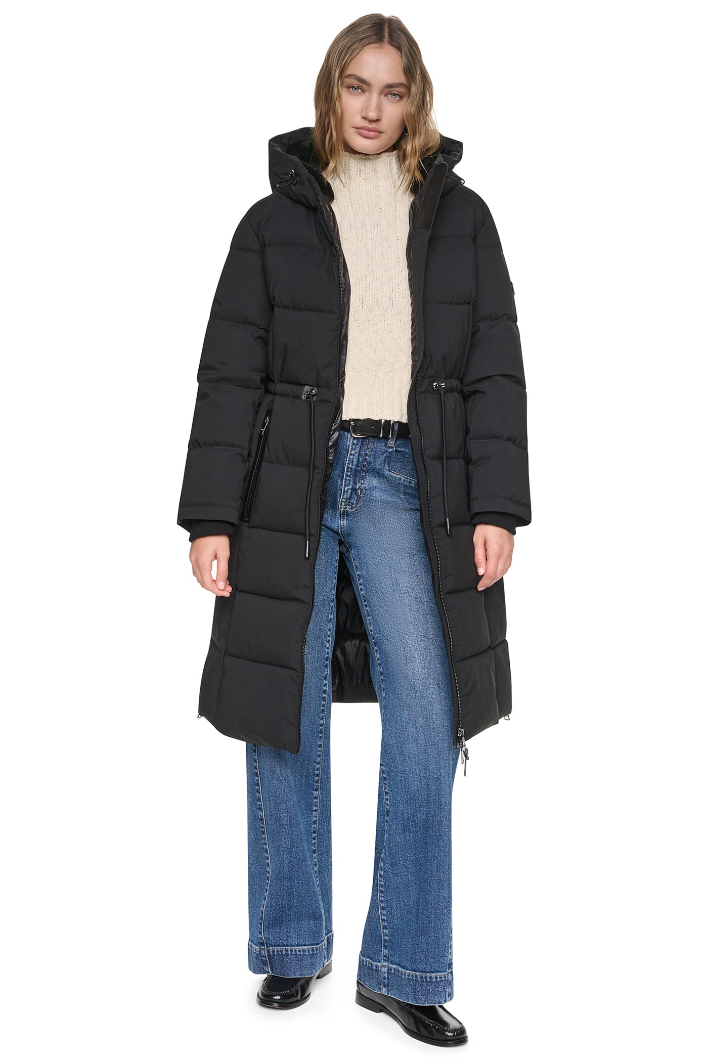 MAXI PUFFER COAT WITH HOOD VIEW 11
