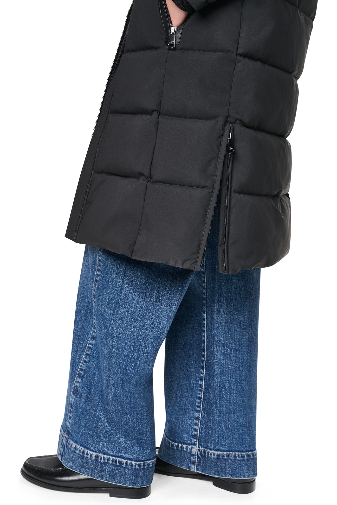 MAXI PUFFER COAT WITH HOOD VIEW 10