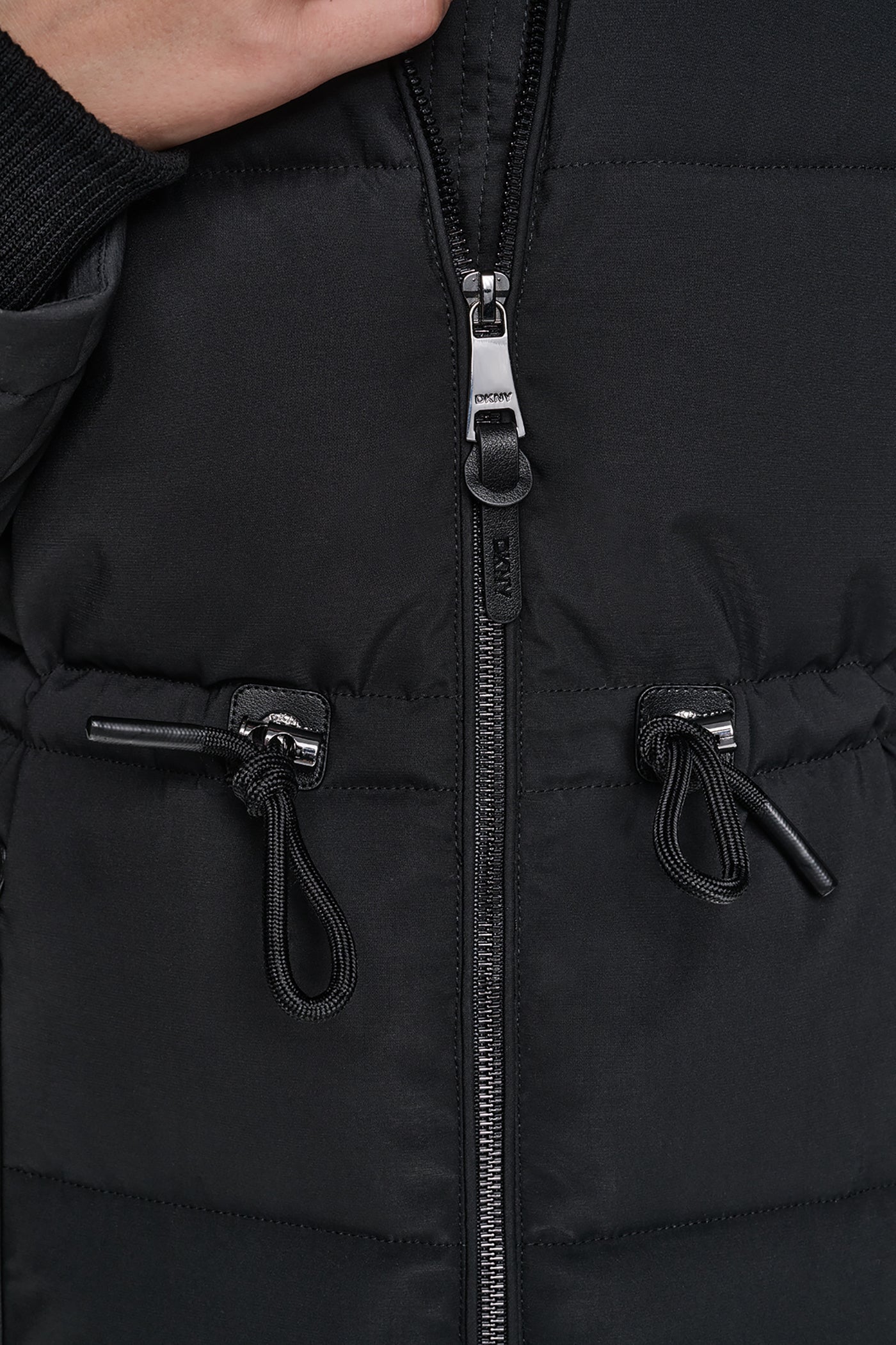 MAXI PUFFER COAT WITH HOOD VIEW 9