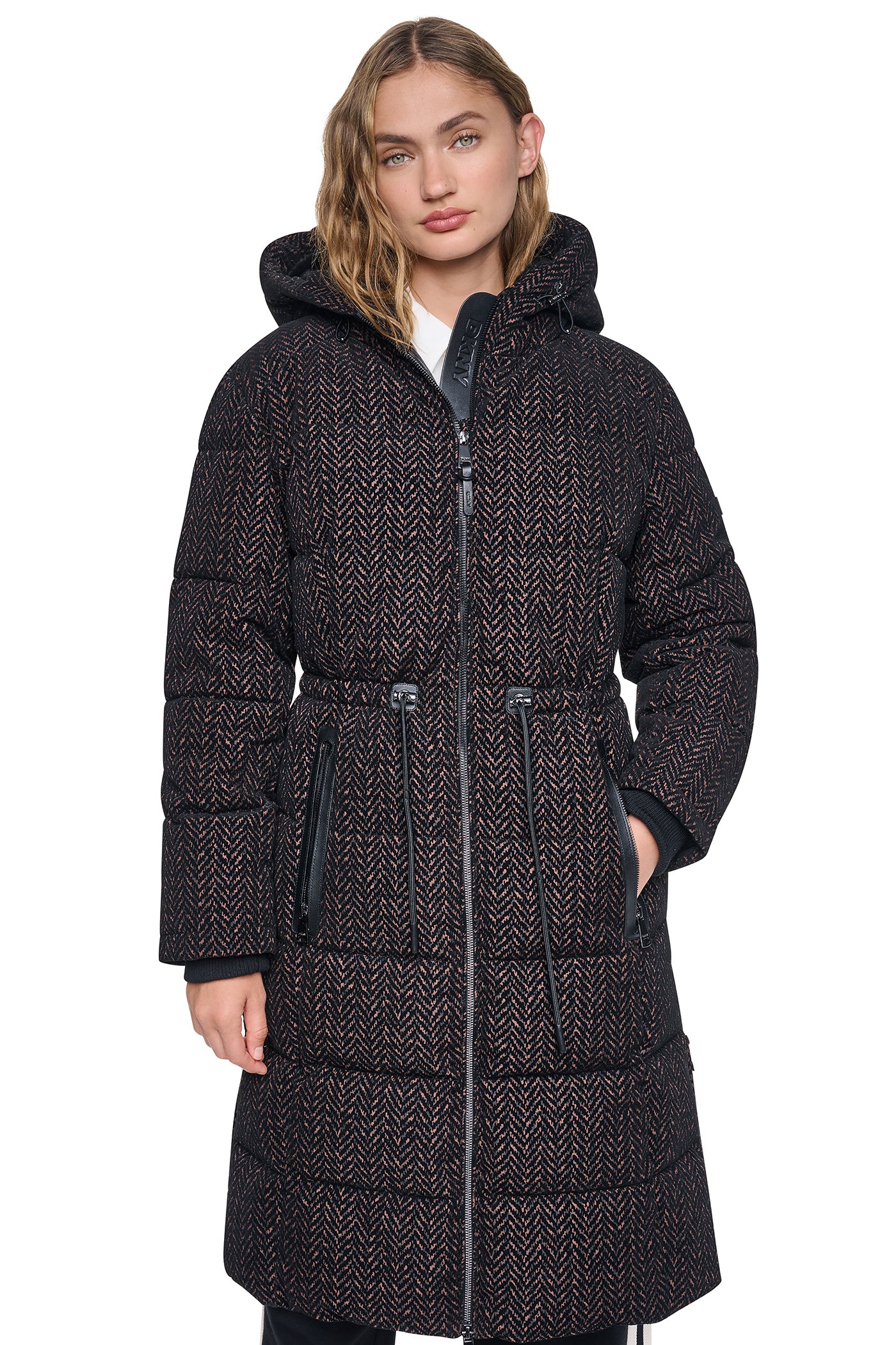 MAXI PUFFER COAT WITH HOOD VIEW 2