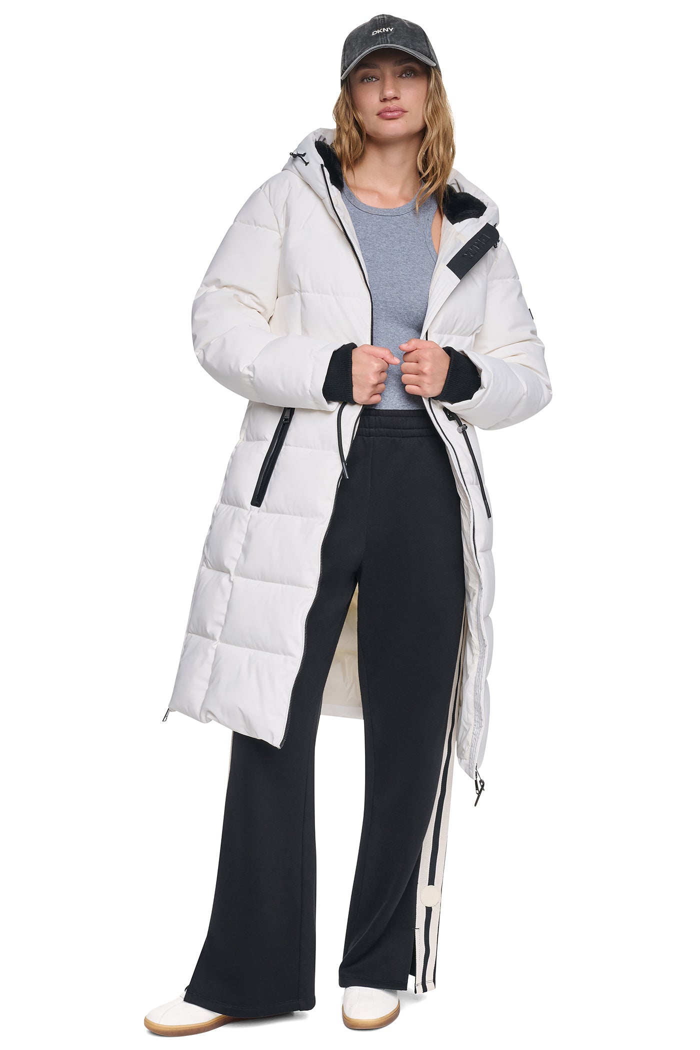 MAXI PUFFER COAT WITH HOOD VIEW 9