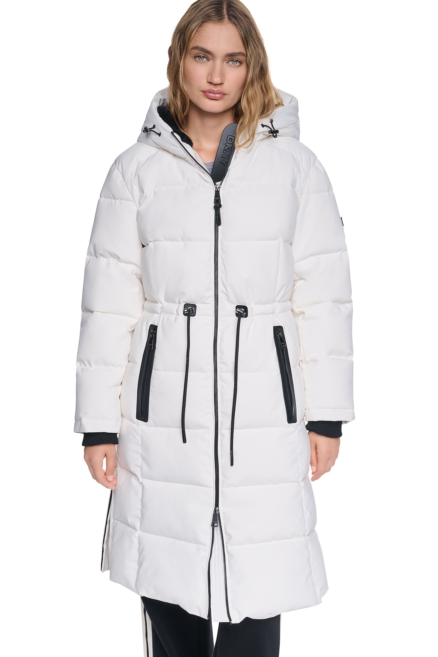 MAXI PUFFER COAT WITH HOOD VIEW 8