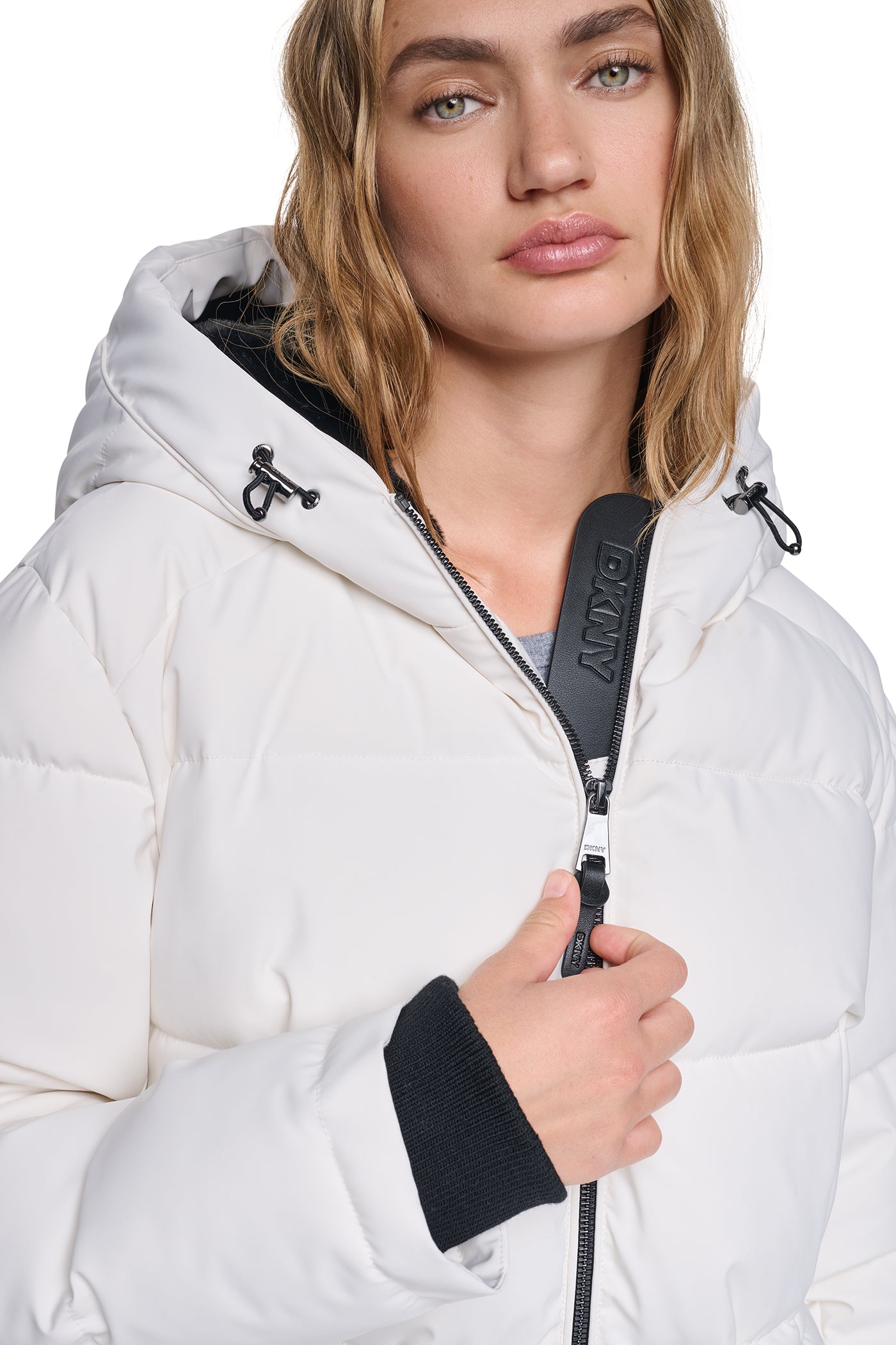 MAXI PUFFER COAT WITH HOOD VIEW 5