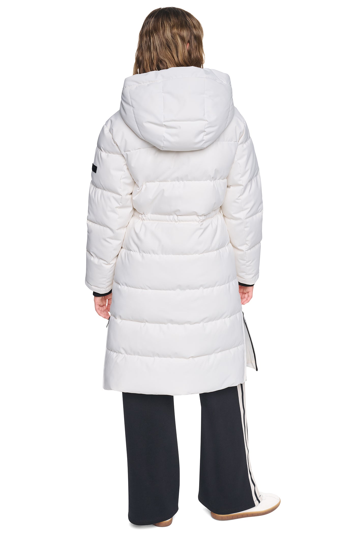 MAXI PUFFER COAT WITH HOOD VIEW 3